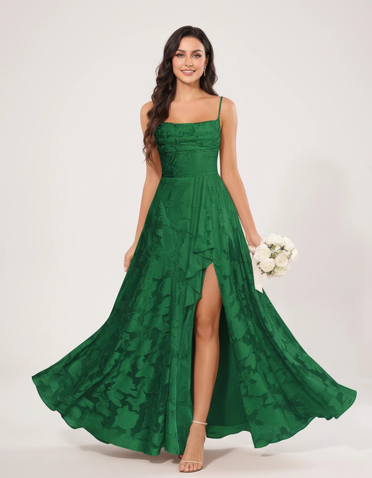 Freesia Maxi Dress — Emerald | SKU: SD-59435-emerald-2,SD-59435-emerald-4,SD-59435-emerald-6,SD-59435-emerald-8,SD-59435-emerald-10,SD-59435-emerald-12,SD-59435-emerald-14,SD-59435-emerald-16,SD-59435-emerald-16W,SD-59435-emerald-18W,SD-59435-emerald-20W