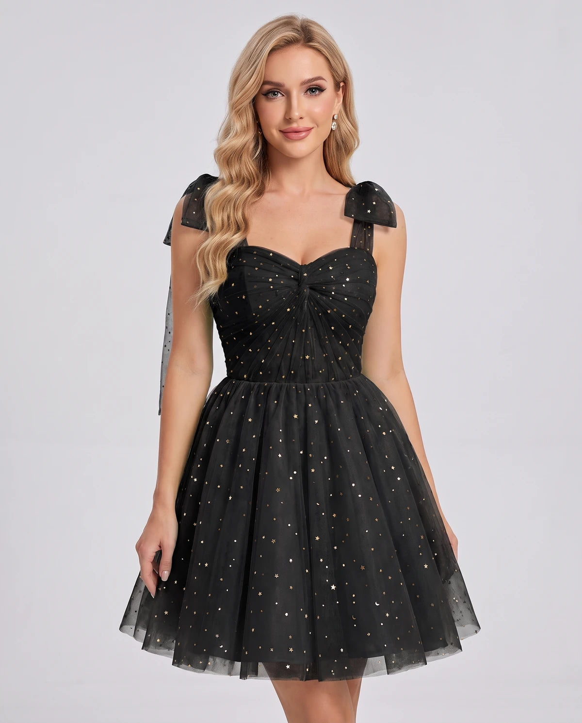 Galatea Mini Dress — Black