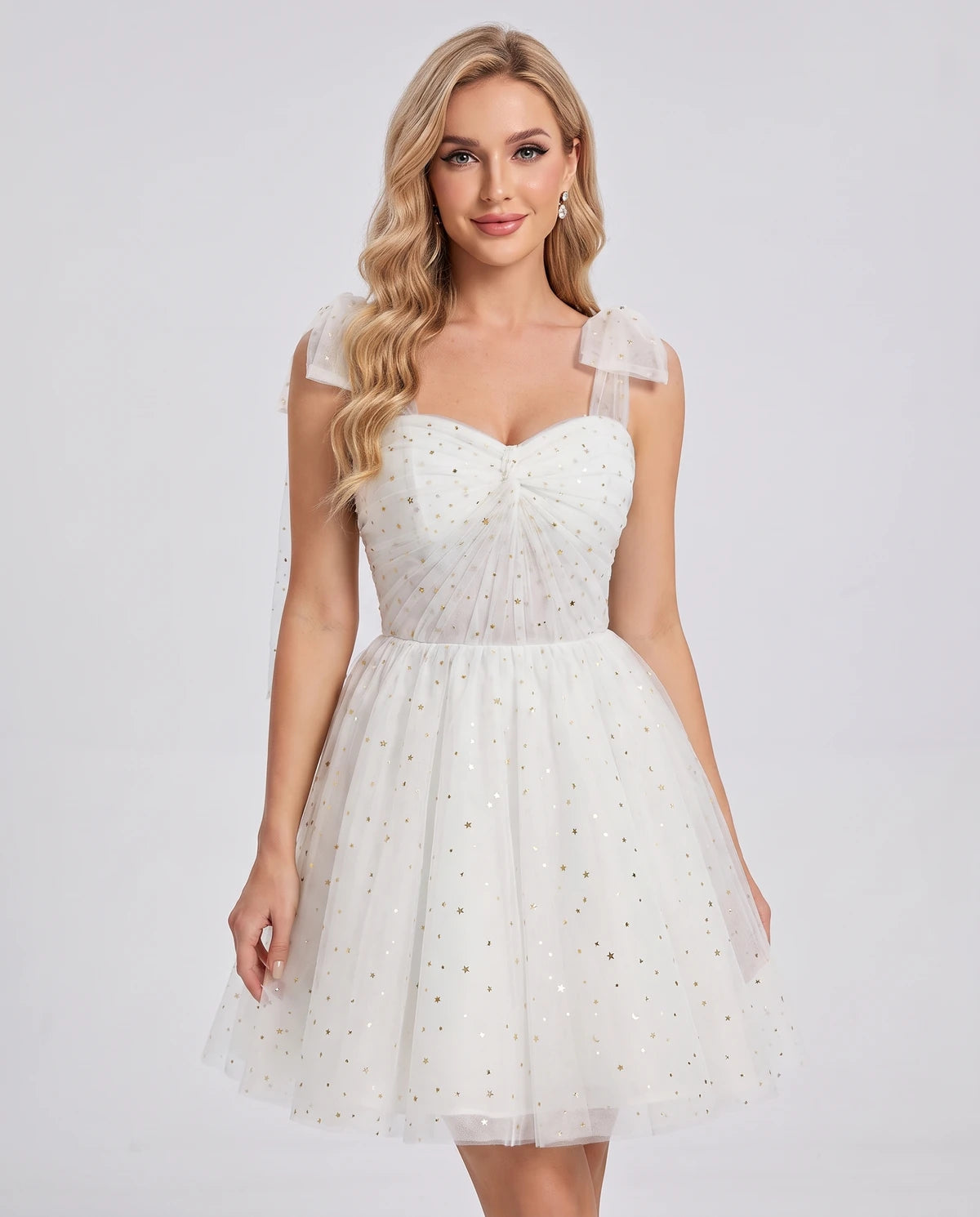 Galatea Mini Dress — Ivory