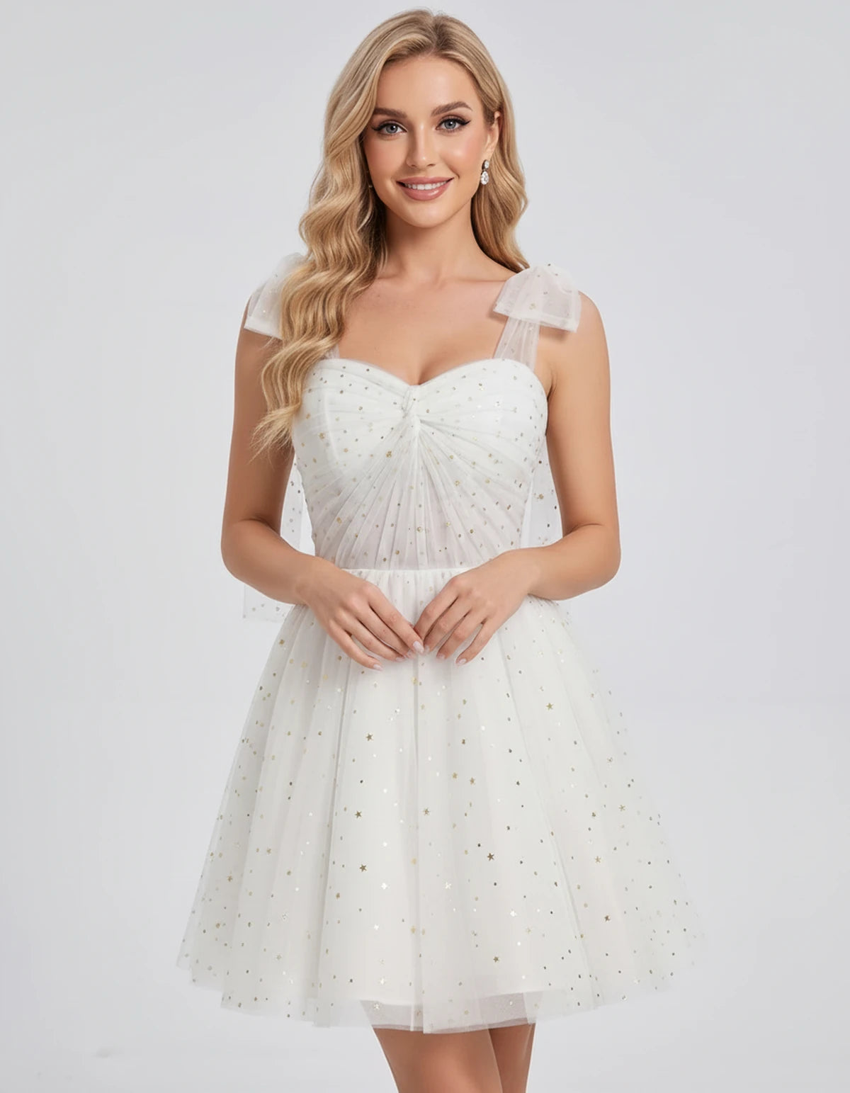 Galatea Mini Dress — Ivory | SKU: SD-88413-ivory-2,SD-88413-ivory-4,SD-88413-ivory-6,SD-88413-ivory-8,SD-88413-ivory-10,SD-88413-ivory-12,SD-88413-ivory-14,SD-88413-ivory-14W,SD-88413-ivory-16,SD-88413-ivory-16W,SD-88413-ivory-18,SD-88413-ivory-20