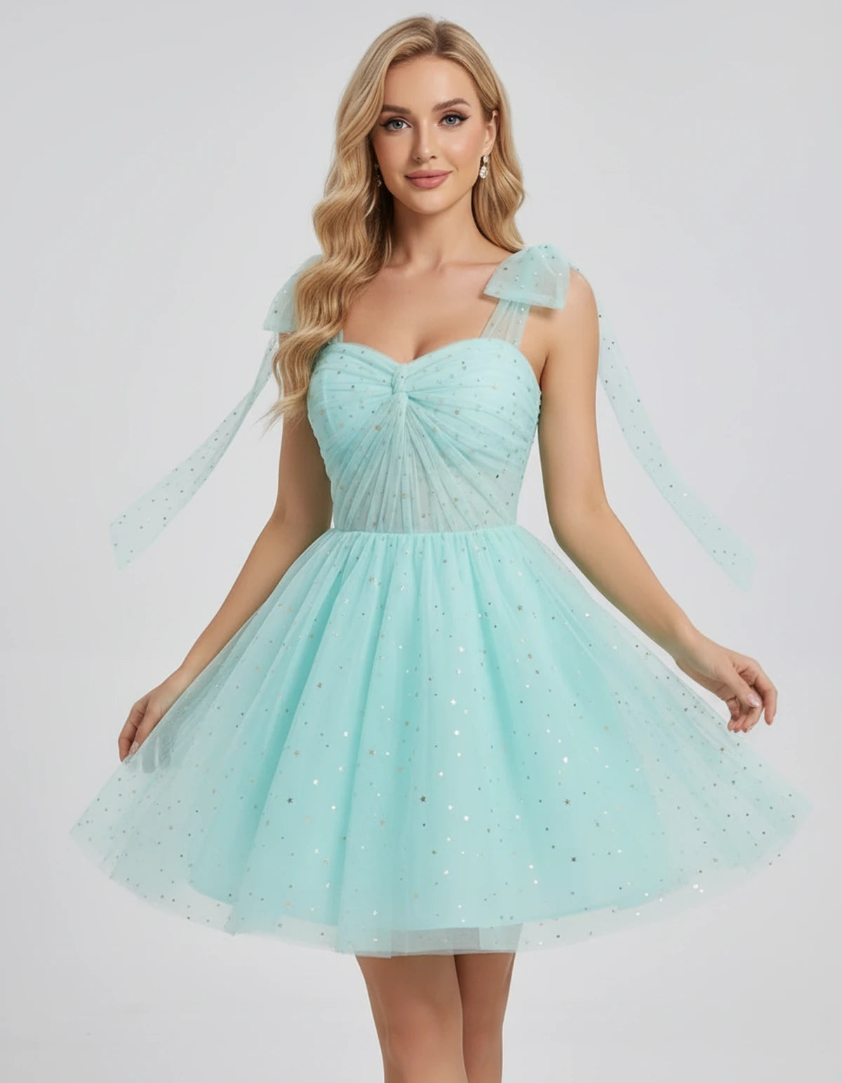 Galatea Mini Dress — Light Blue | SKU: SD-88413-lightblue-2,SD-88413-lightblue-4,SD-88413-lightblue-6,SD-88413-lightblue-8,SD-88413-lightblue-10,SD-88413-lightblue-12,SD-88413-lightblue-14,SD-88413-lightblue-14W,SD-88413-lightblue-16,SD-88413-lightblue-16W,SD-88413-lightblue-18,SD-88413-lightblue-20