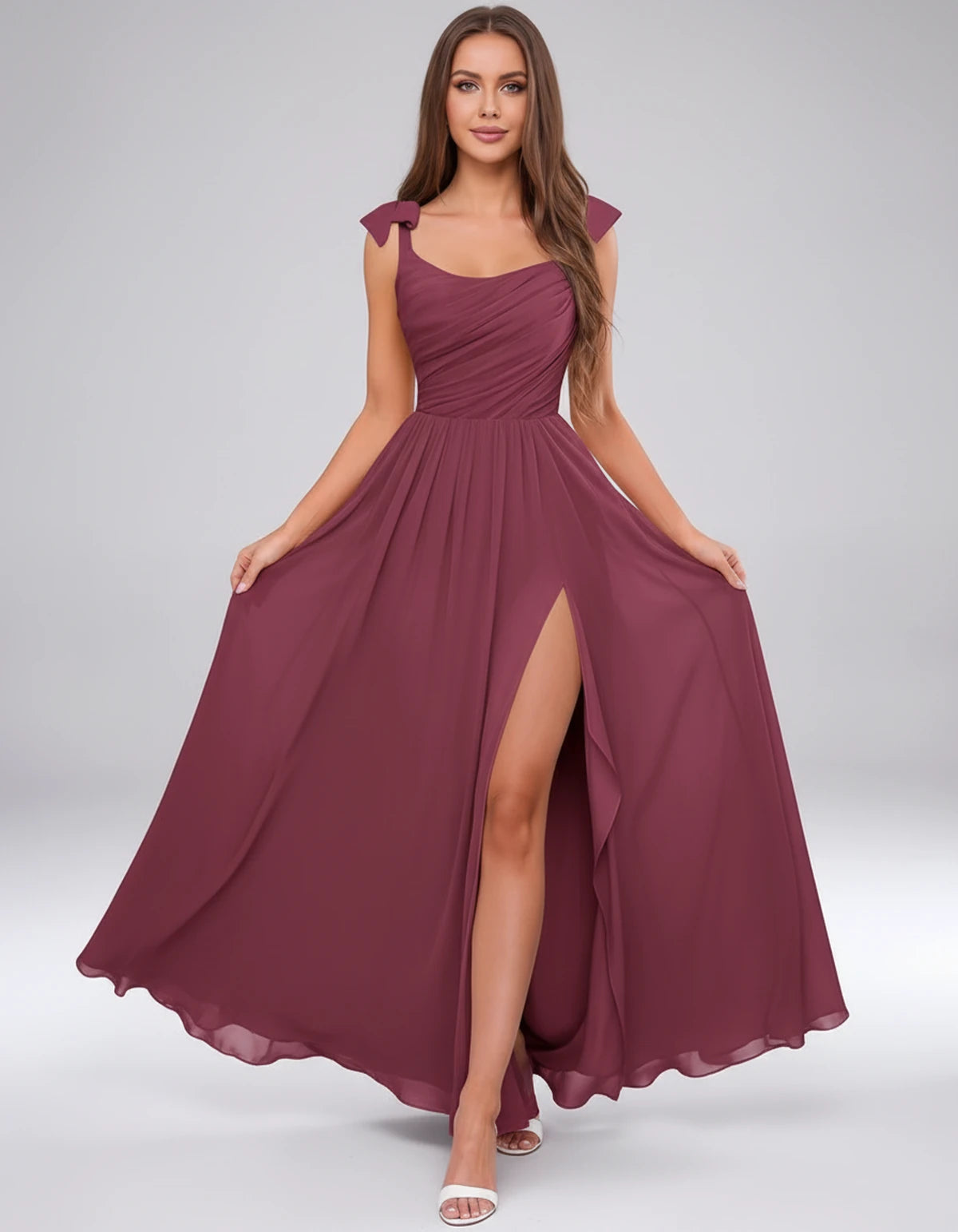 Genevra Maxi Dress — Desert Rose | SKU: SD-65630-desertrose-2,SD-65630-desertrose-4,SD-65630-desertrose-6,SD-65630-desertrose-8,SD-65630-desertrose-10,SD-65630-desertrose-12,SD-65630-desertrose-14,SD-65630-desertrose-16,SD-65630-desertrose-16W,SD-65630-desertrose-18W,SD-65630-desertrose-20W,SD-65630-desertrose-22W