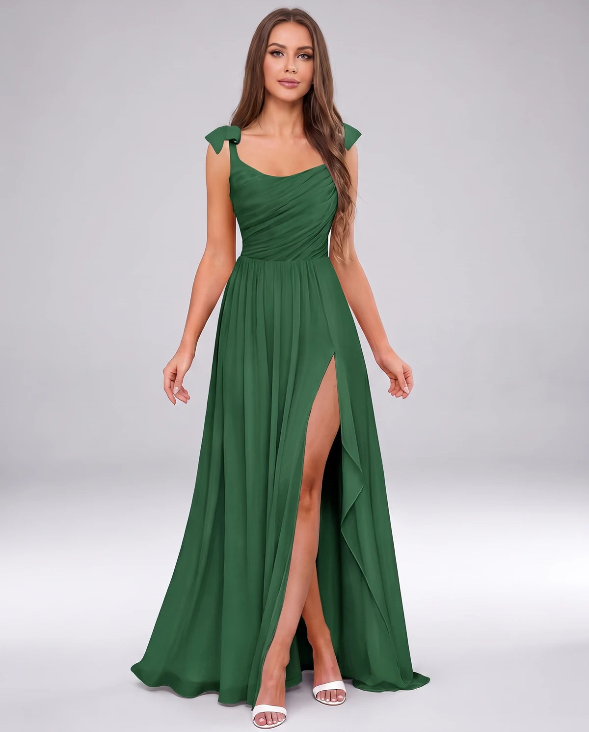 Genevra Maxi Dress — Emerald