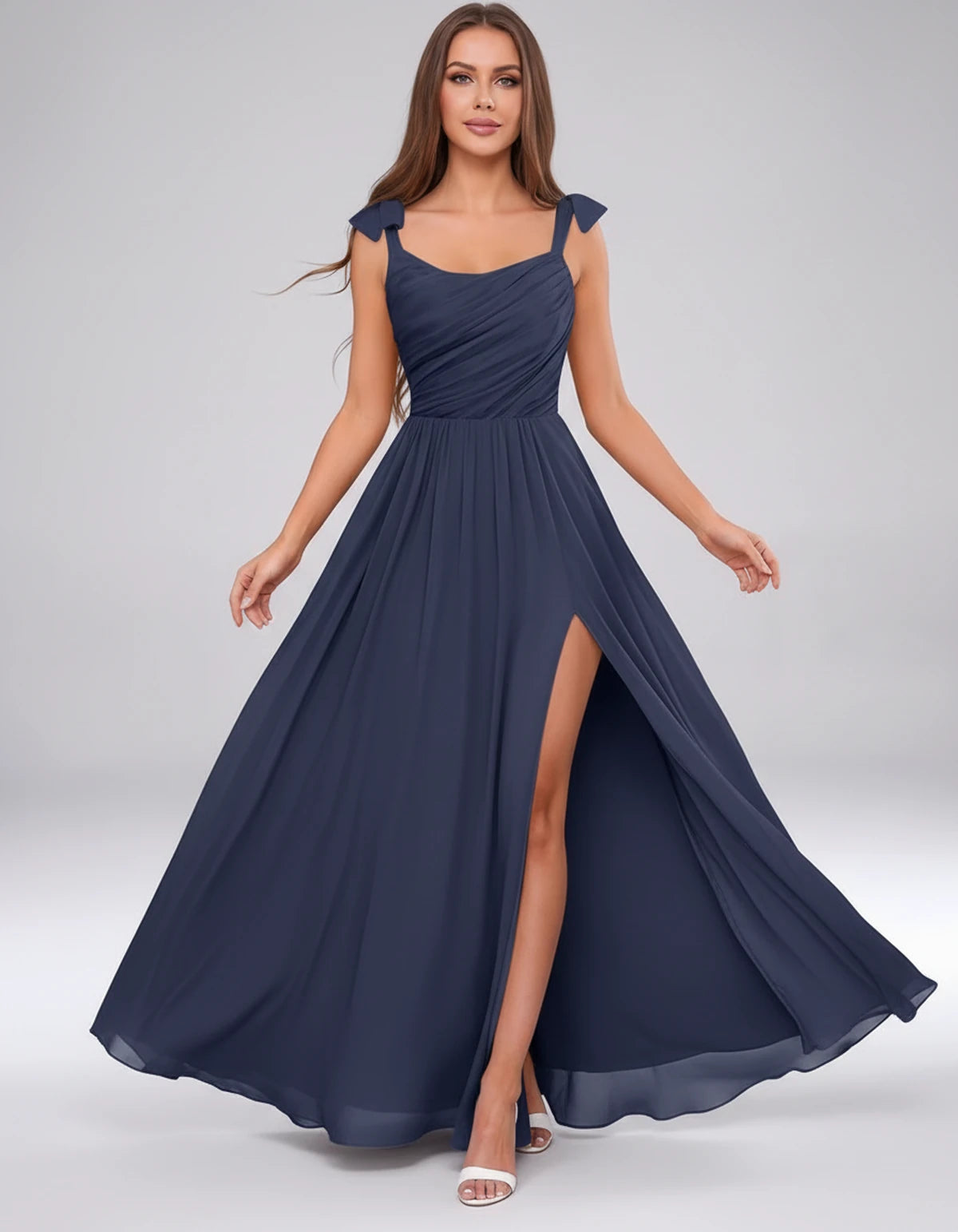 Genevra Maxi Dress — Navy | SKU: SD-65630-navy-2,SD-65630-navy-4,SD-65630-navy-6,SD-65630-navy-8,SD-65630-navy-10,SD-65630-navy-12,SD-65630-navy-14,SD-65630-navy-16,SD-65630-navy-16W,SD-65630-navy-18W,SD-65630-navy-20W,SD-65630-navy-22W