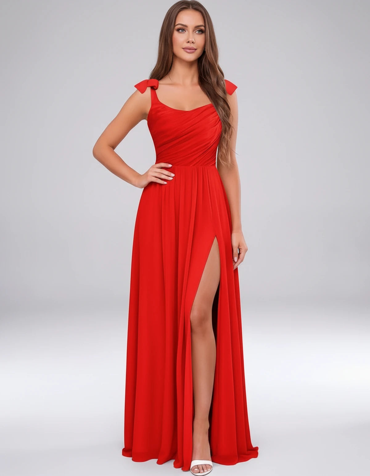 Genevra Maxi Dress — Red | SKU: SD-65630-red-2,SD-65630-red-4,SD-65630-red-6,SD-65630-red-8,SD-65630-red-10,SD-65630-red-12,SD-65630-red-14,SD-65630-red-16,SD-65630-red-16W,SD-65630-red-18W,SD-65630-red-20W,SD-65630-red-22W