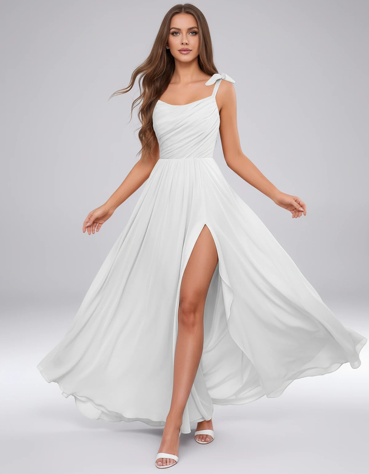Genevra Maxi Dress — White | SKU: SD-65630-white-2,SD-65630-white-4,SD-65630-white-6,SD-65630-white-8,SD-65630-white-10,SD-65630-white-12,SD-65630-white-14,SD-65630-white-16,SD-65630-white-16W,SD-65630-white-18W,SD-65630-white-20W,SD-65630-white-22W