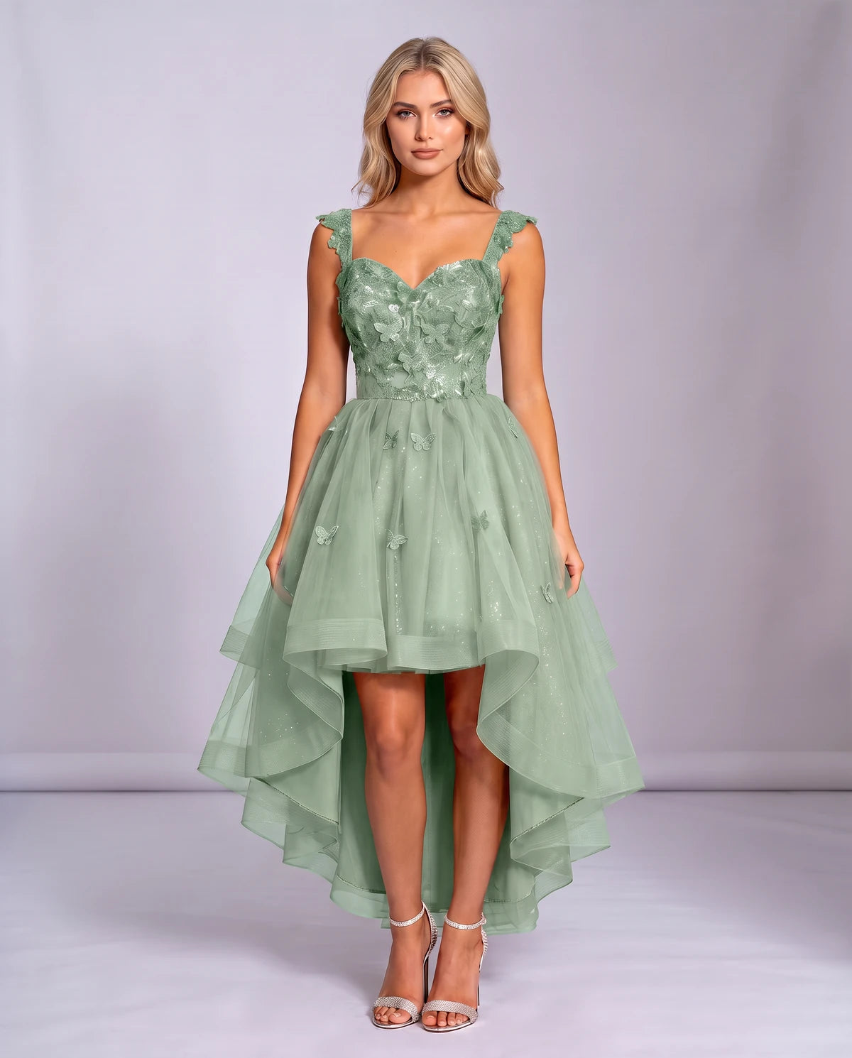 Georgiana Midi Dresses — Green