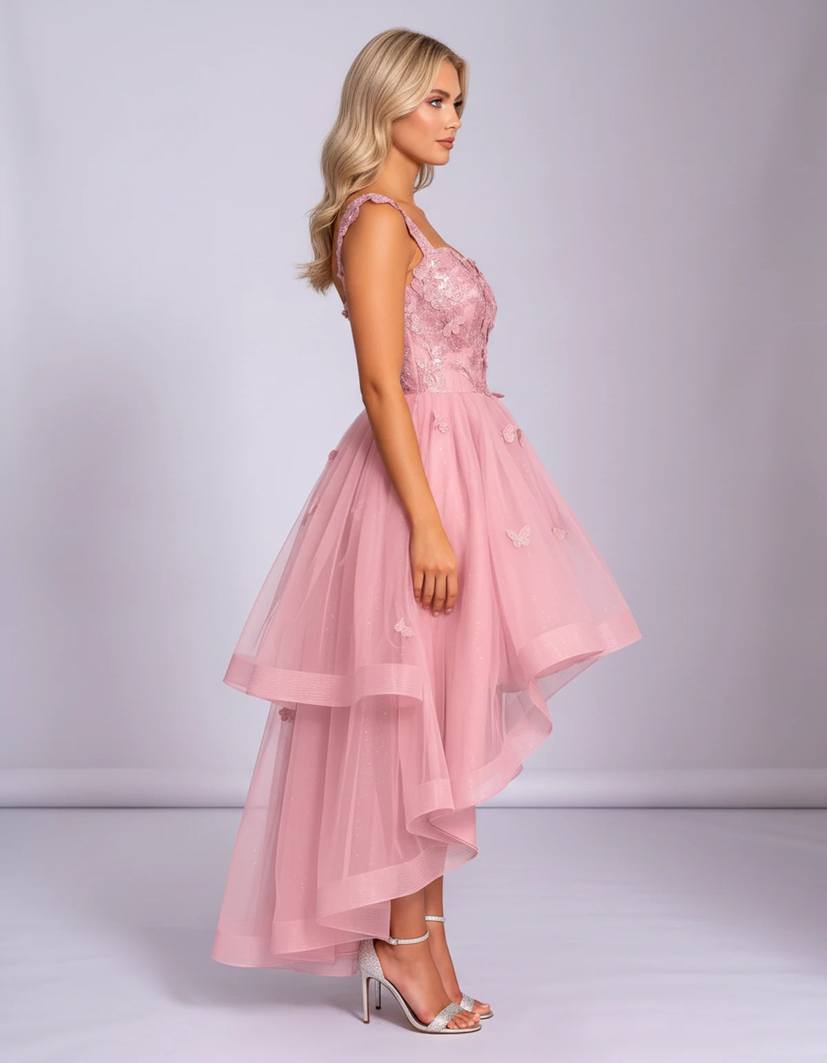 Georgiana Midi Dresses — Pink | SKU: SD-70366-pink-2,SD-70366-pink-4,SD-70366-pink-6,SD-70366-pink-8,SD-70366-pink-10,SD-70366-pink-12,SD-70366-pink-14,SD-70366-pink-16,SD-70366-pink-16W,SD-70366-pink-18W,SD-70366-pink-20W,SD-70366-pink-22W