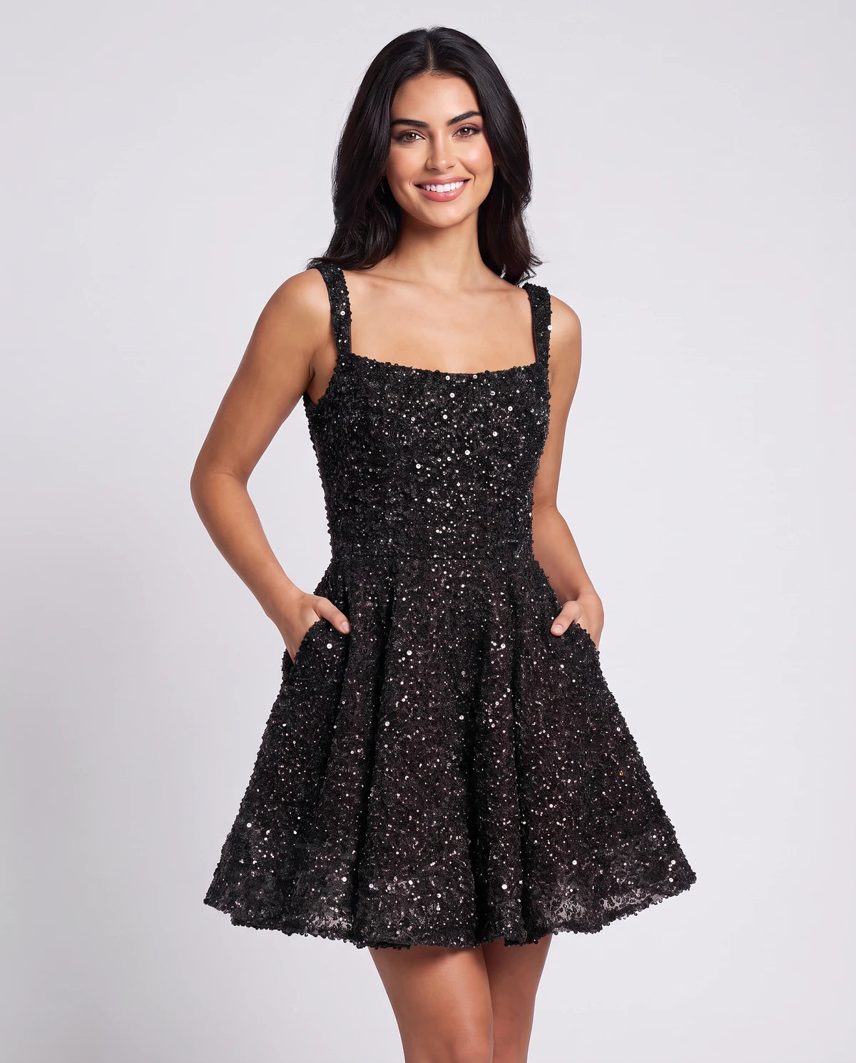 Grenoble Mini Dress — Black