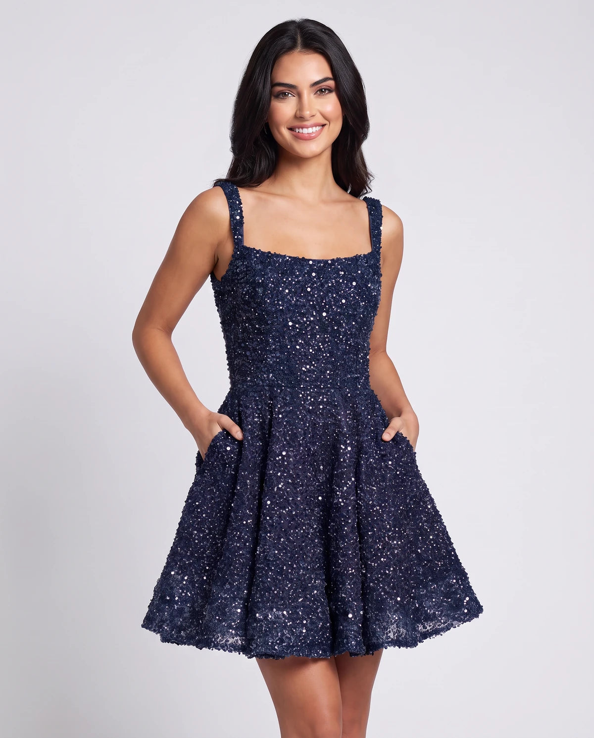 Grenoble Mini Dress — Navy