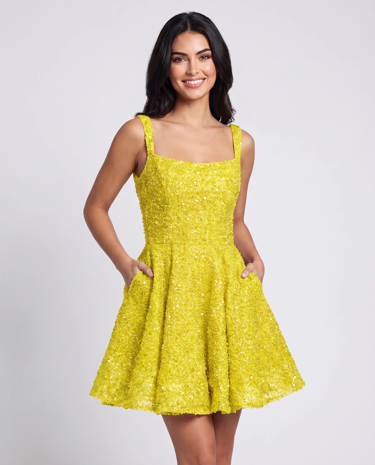 Grenoble Mini Dress — Yellow