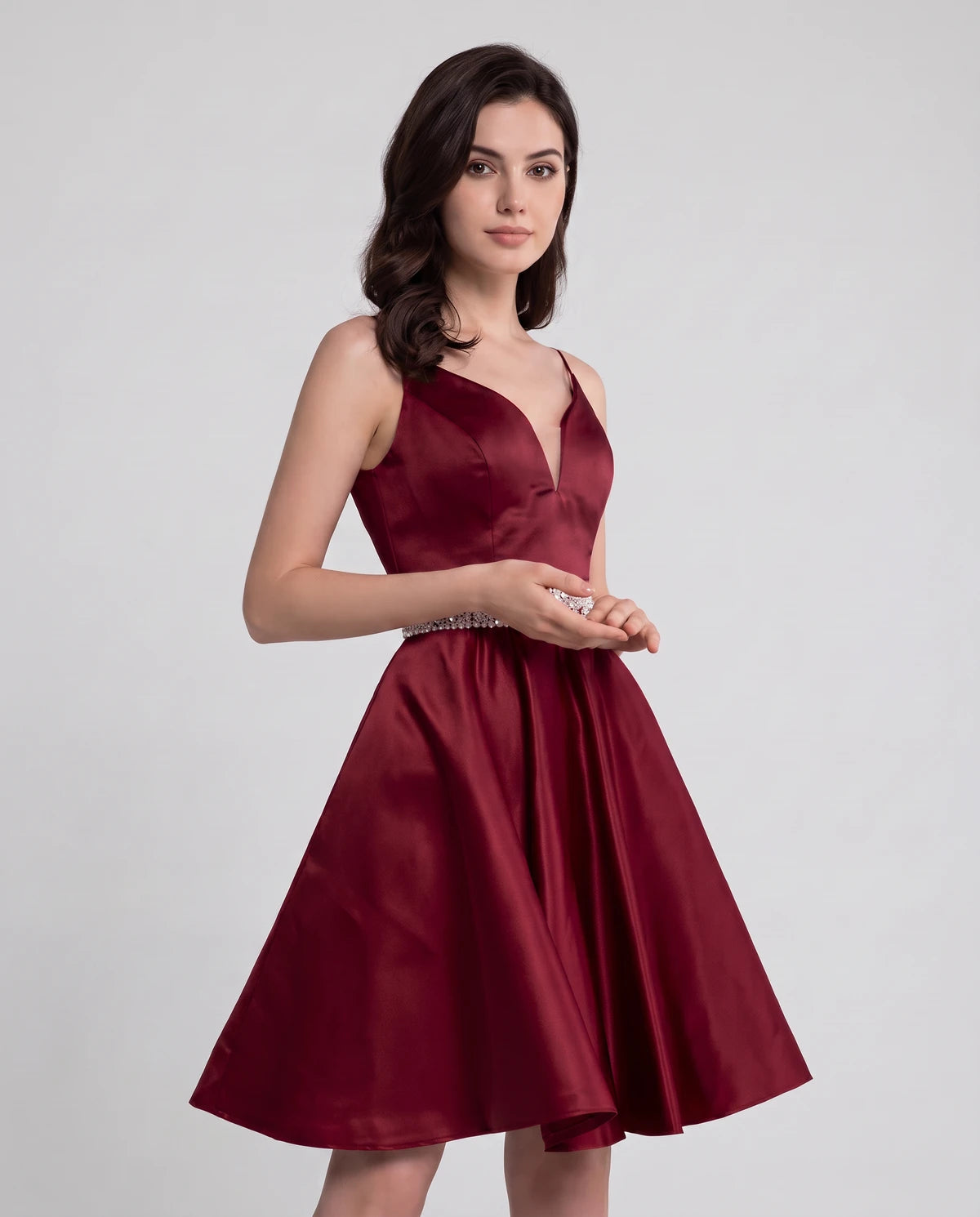 Guinevere Mini Dress — Red