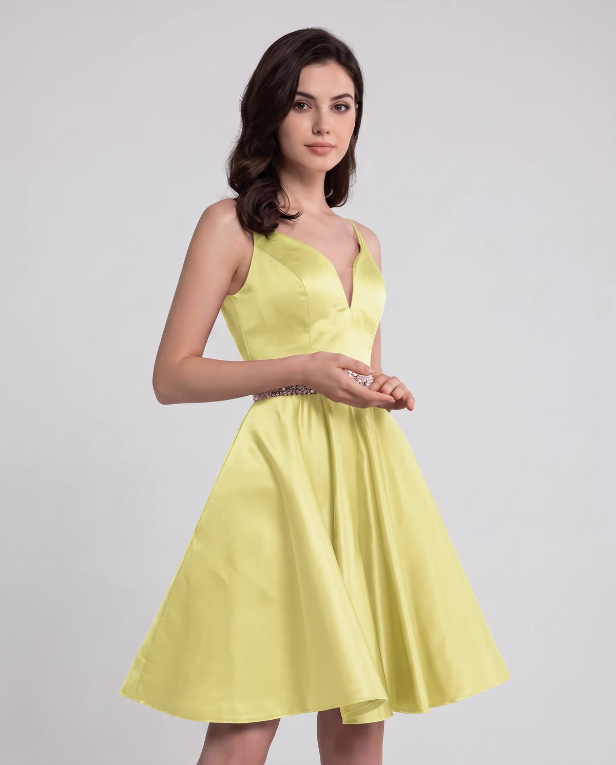 Guinevere Mini Dress — Yellow