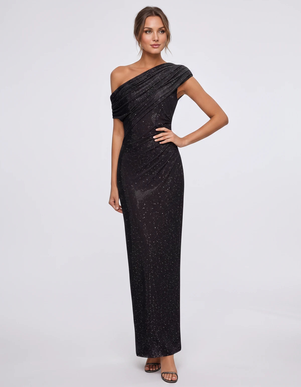 Harmonia Maxi Dress — Black | SKU: SD-04818-black-2,SD-04818-black-4,SD-04818-black-6,SD-04818-black-8,SD-04818-black-10,SD-04818-black-12,SD-04818-black-14,SD-04818-black-14W,SD-04818-black-16,SD-04818-black-16W,SD-04818-black-18W,SD-04818-black-20W