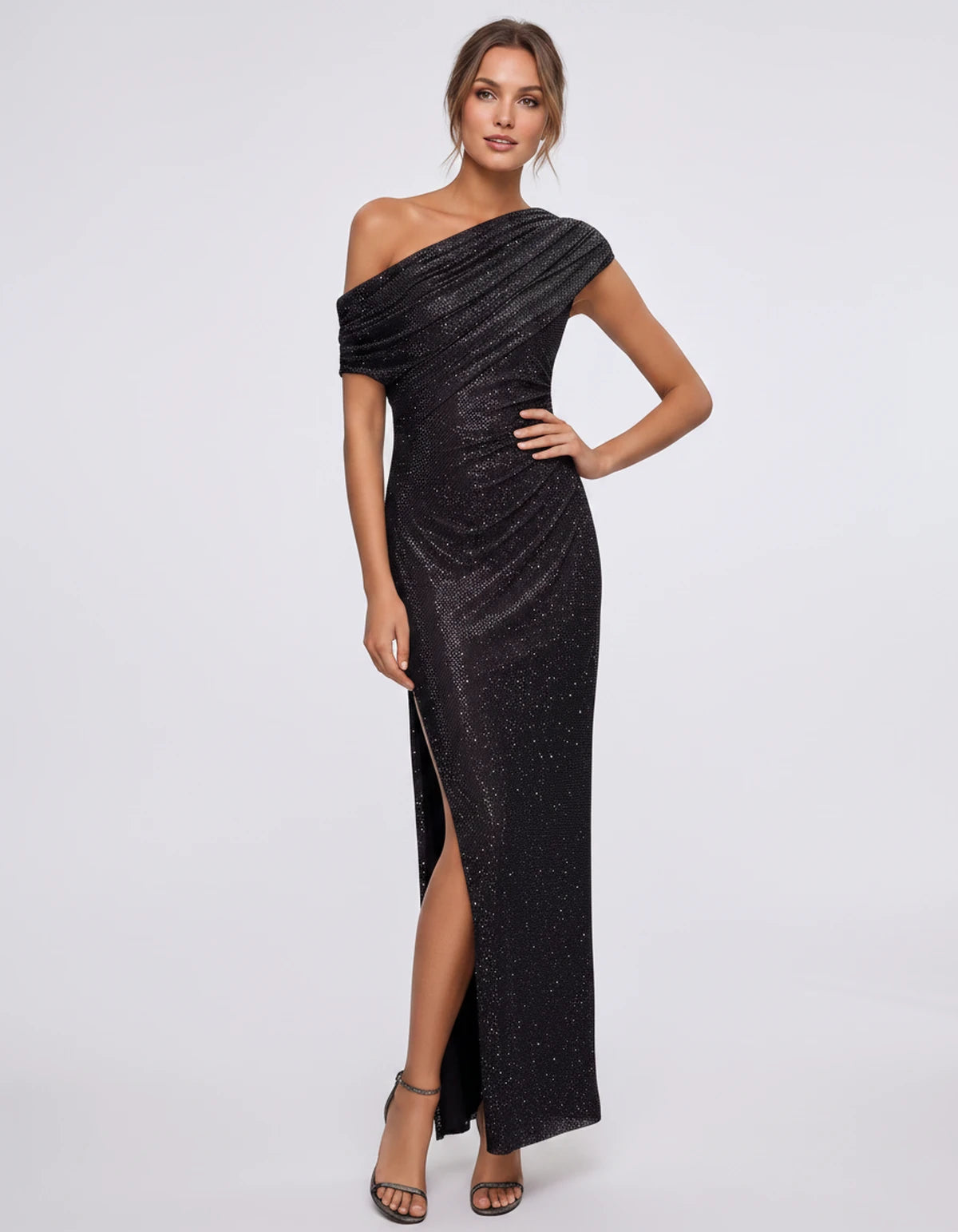 Harmonia Maxi Dress — Black | SKU: SD-04818-black-2,SD-04818-black-4,SD-04818-black-6,SD-04818-black-8,SD-04818-black-10,SD-04818-black-12,SD-04818-black-14,SD-04818-black-14W,SD-04818-black-16,SD-04818-black-16W,SD-04818-black-18W,SD-04818-black-20W