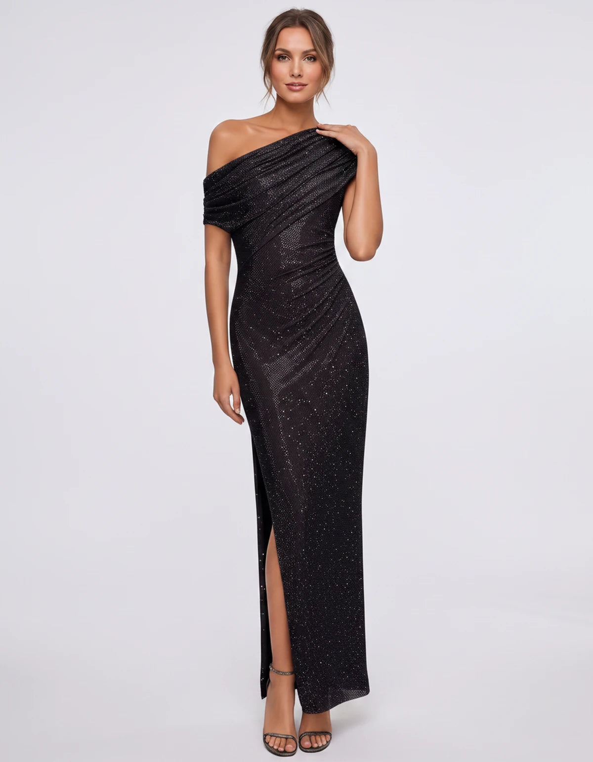 Harmonia Maxi Dress — Black | SKU: SD-04818-black-2,SD-04818-black-4,SD-04818-black-6,SD-04818-black-8,SD-04818-black-10,SD-04818-black-12,SD-04818-black-14,SD-04818-black-14W,SD-04818-black-16,SD-04818-black-16W,SD-04818-black-18W,SD-04818-black-20W