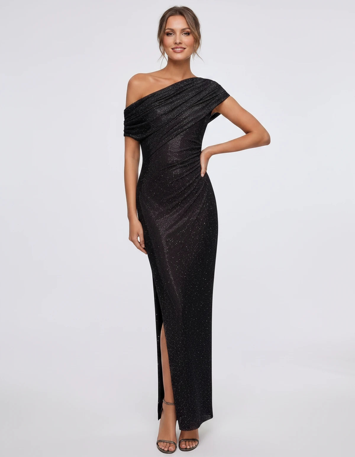 Harmonia Maxi Dress — Black | SKU: SD-04818-black-2,SD-04818-black-4,SD-04818-black-6,SD-04818-black-8,SD-04818-black-10,SD-04818-black-12,SD-04818-black-14,SD-04818-black-14W,SD-04818-black-16,SD-04818-black-16W,SD-04818-black-18W,SD-04818-black-20W