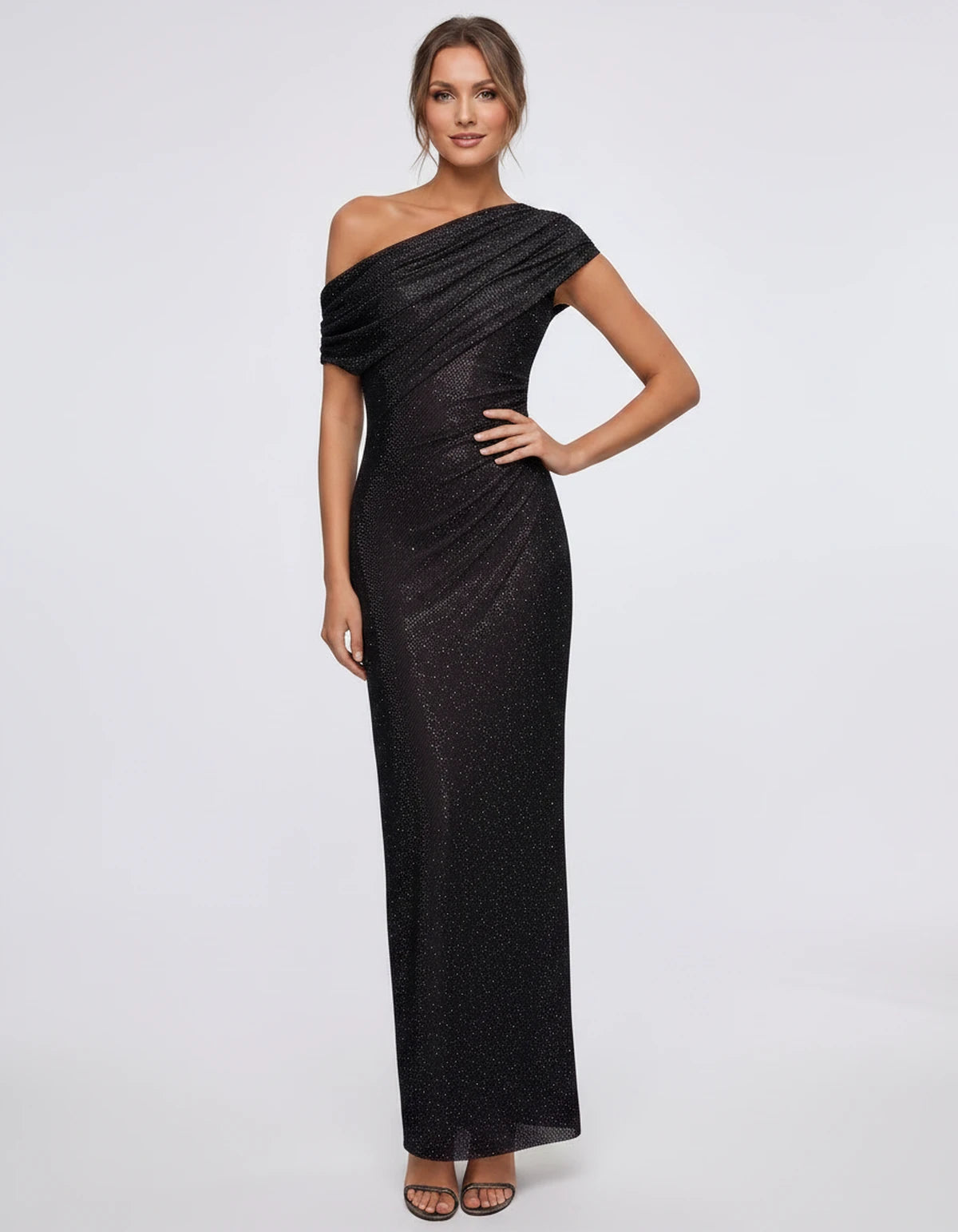 Harmonia Maxi Dress — Black | SKU: SD-04818-black-2,SD-04818-black-4,SD-04818-black-6,SD-04818-black-8,SD-04818-black-10,SD-04818-black-12,SD-04818-black-14,SD-04818-black-14W,SD-04818-black-16,SD-04818-black-16W,SD-04818-black-18W,SD-04818-black-20W