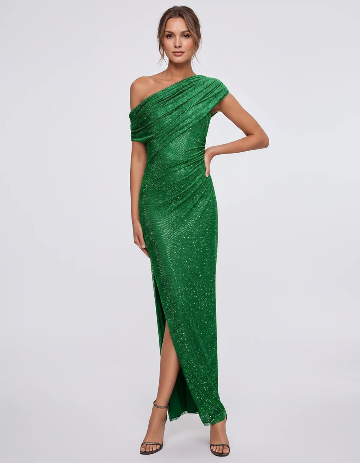 Harmonia Maxi Dress — Green | SKU: SD-04818-green-2,SD-04818-green-4,SD-04818-green-6,SD-04818-green-8,SD-04818-green-10,SD-04818-green-12,SD-04818-green-14,SD-04818-green-14W,SD-04818-green-16,SD-04818-green-16W,SD-04818-green-18W,SD-04818-green-20W