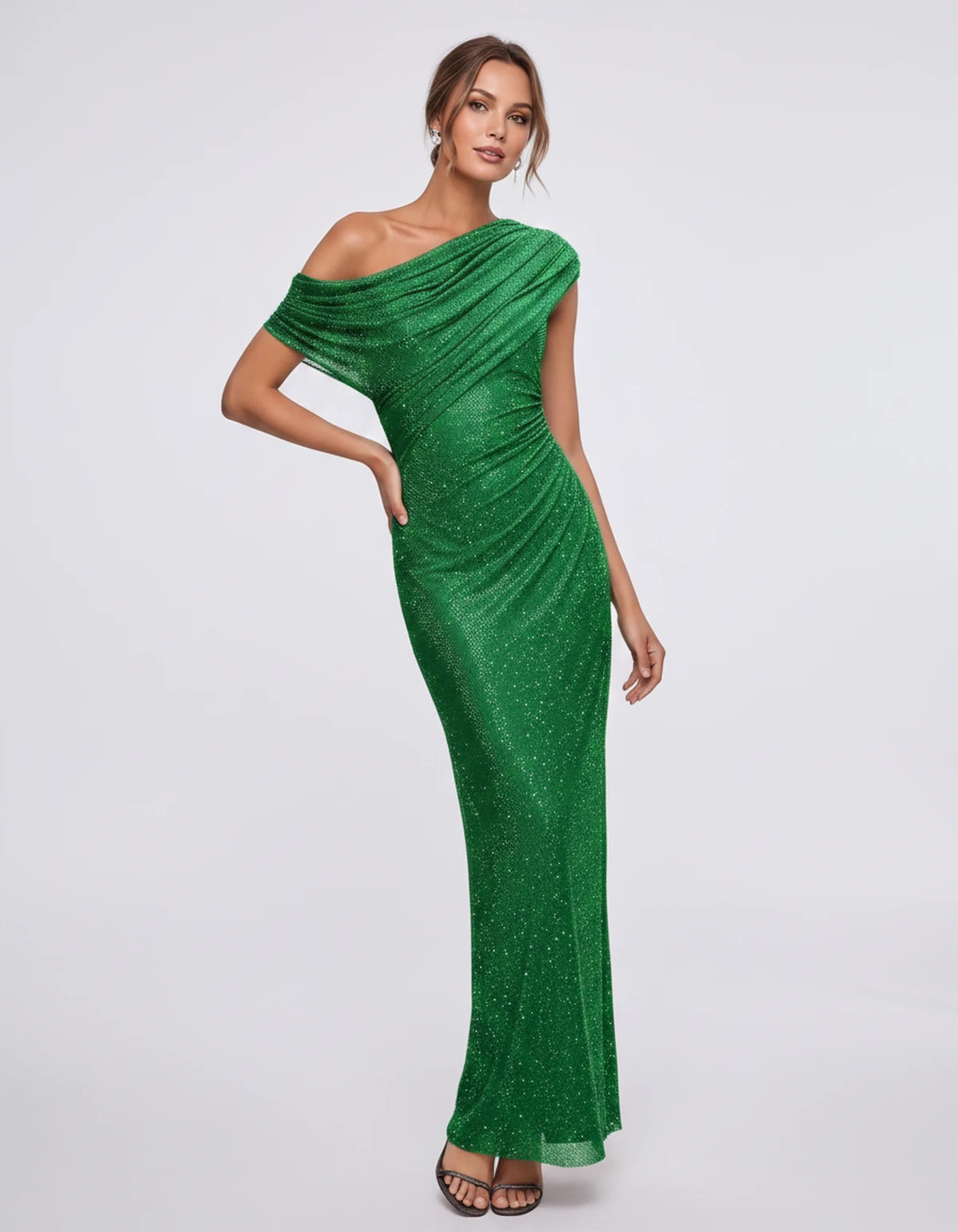 Harmonia Maxi Dress — Green | SKU: SD-04818-green-2,SD-04818-green-4,SD-04818-green-6,SD-04818-green-8,SD-04818-green-10,SD-04818-green-12,SD-04818-green-14,SD-04818-green-14W,SD-04818-green-16,SD-04818-green-16W,SD-04818-green-18W,SD-04818-green-20W