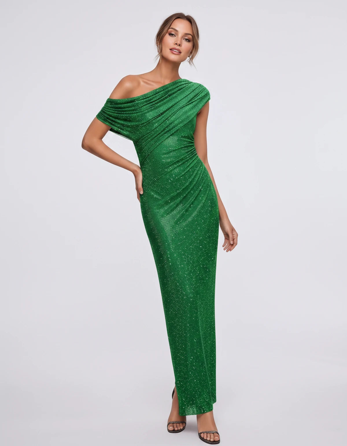 Harmonia Maxi Dress — Green | SKU: SD-04818-green-2,SD-04818-green-4,SD-04818-green-6,SD-04818-green-8,SD-04818-green-10,SD-04818-green-12,SD-04818-green-14,SD-04818-green-14W,SD-04818-green-16,SD-04818-green-16W,SD-04818-green-18W,SD-04818-green-20W