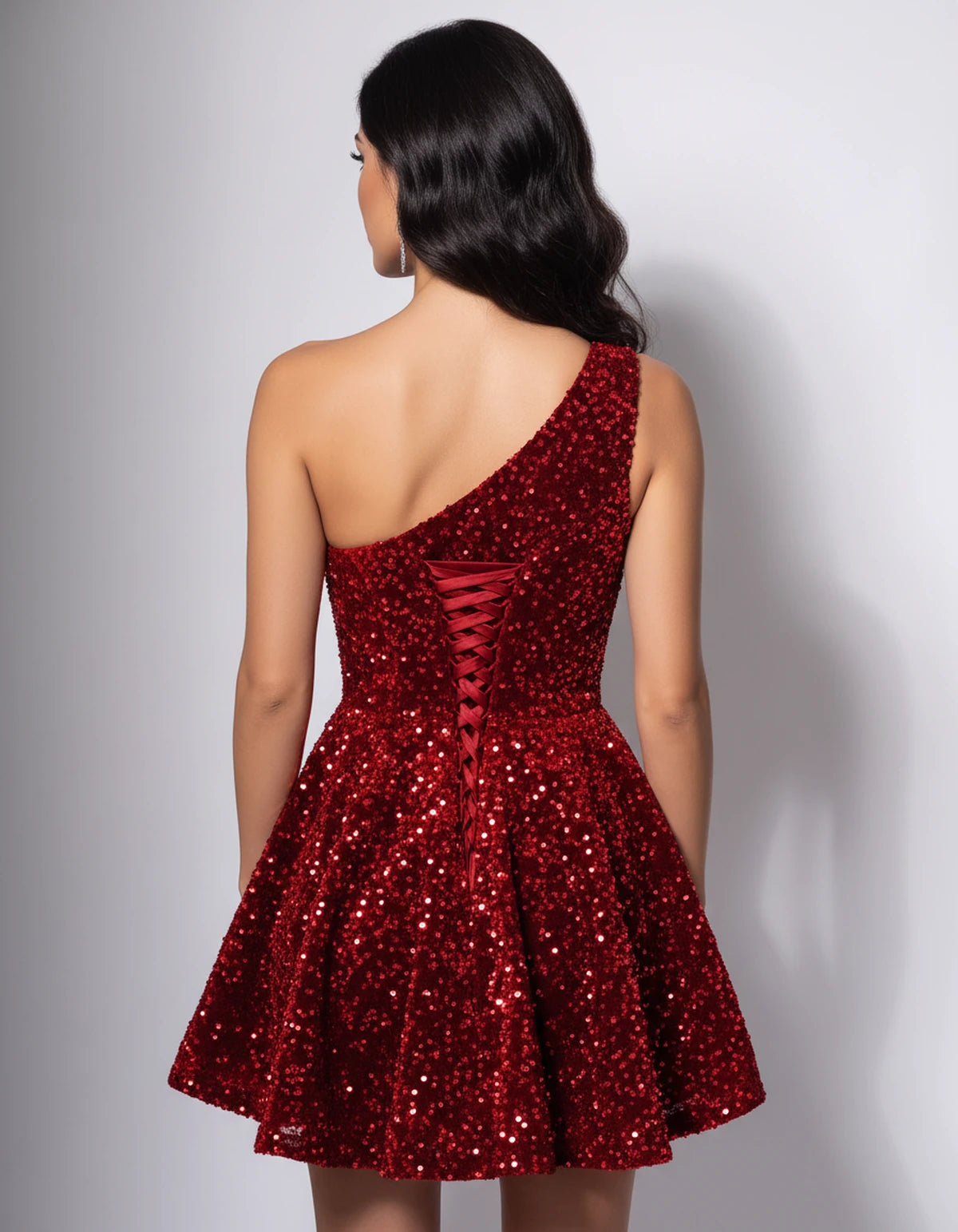 Hermione Mini Dress — Red | SKU: SD-65746-red-2,SD-65746-red-4,SD-65746-red-6,SD-65746-red-8,SD-65746-red-10,SD-65746-red-12,SD-65746-red-14,SD-65746-red-16,SD-65746-red-16W,SD-65746-red-18W,SD-65746-red-20W,SD-65746-red-22W