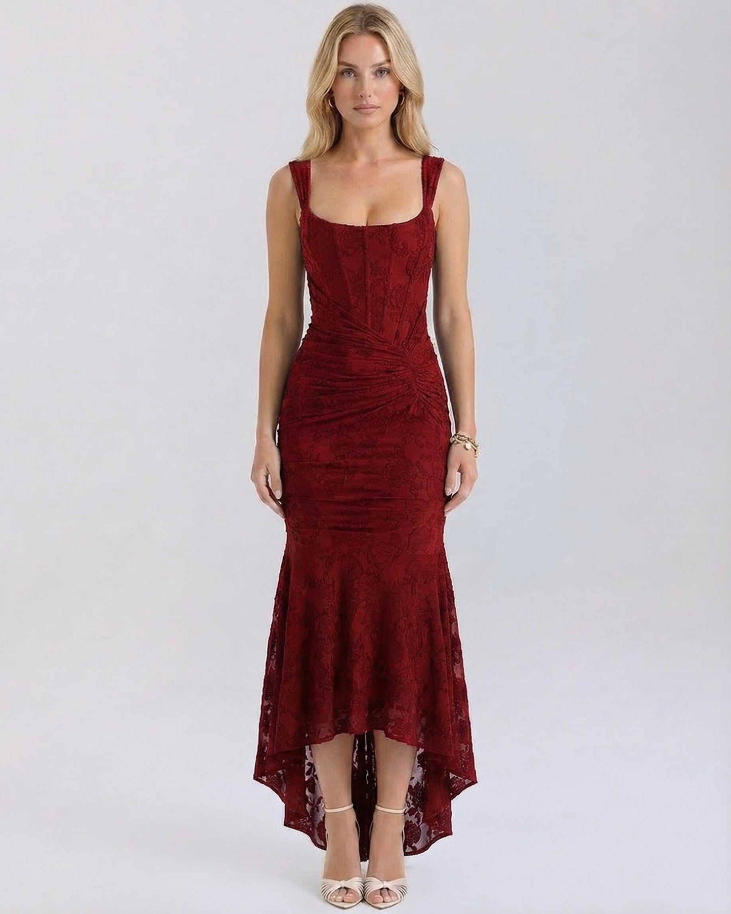 Crimson Maxi Dress