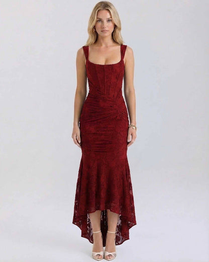 Crimson Maxi Dress