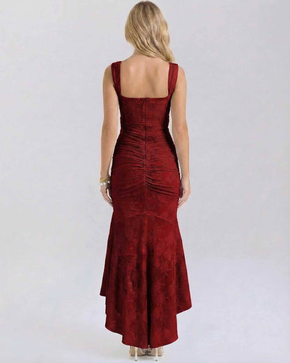 Crimson Maxi Dress