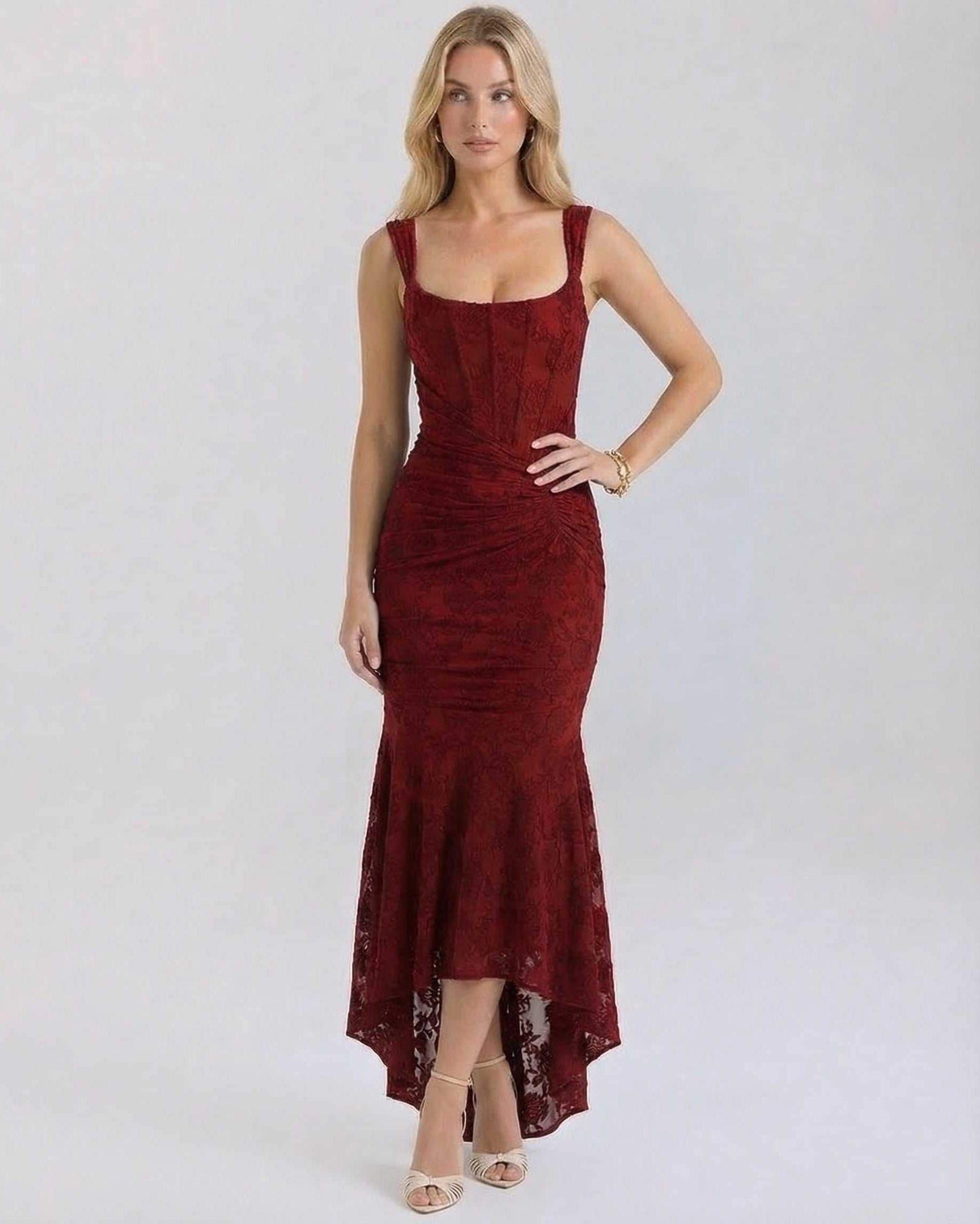 Crimson Maxi Dress