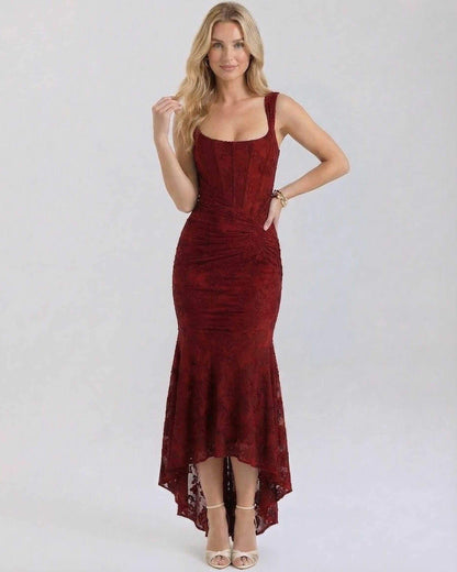 Crimson Maxi Dress