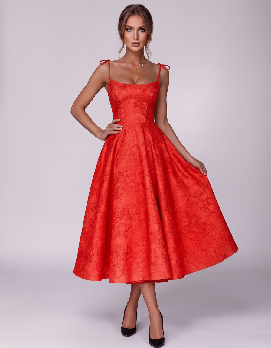 Veloura Midi Dress