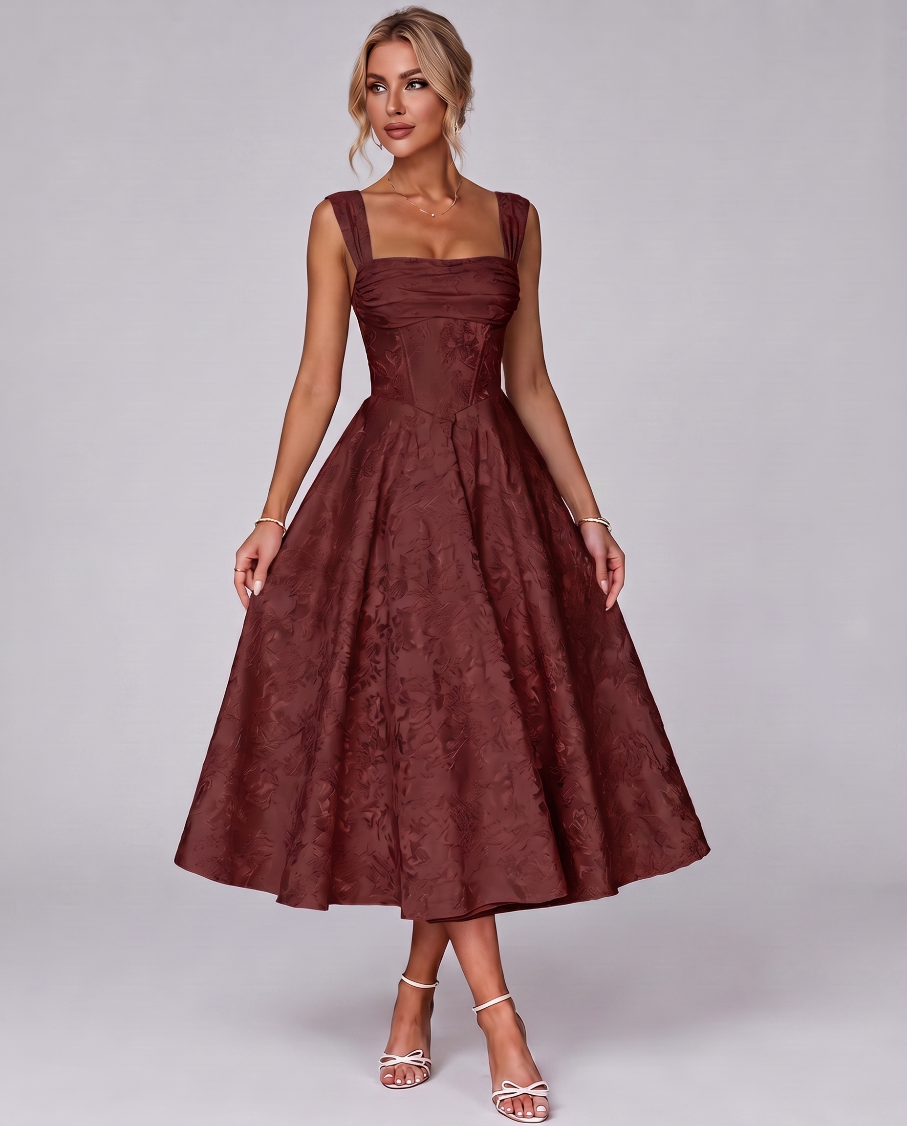 Elaris Midi Dress
