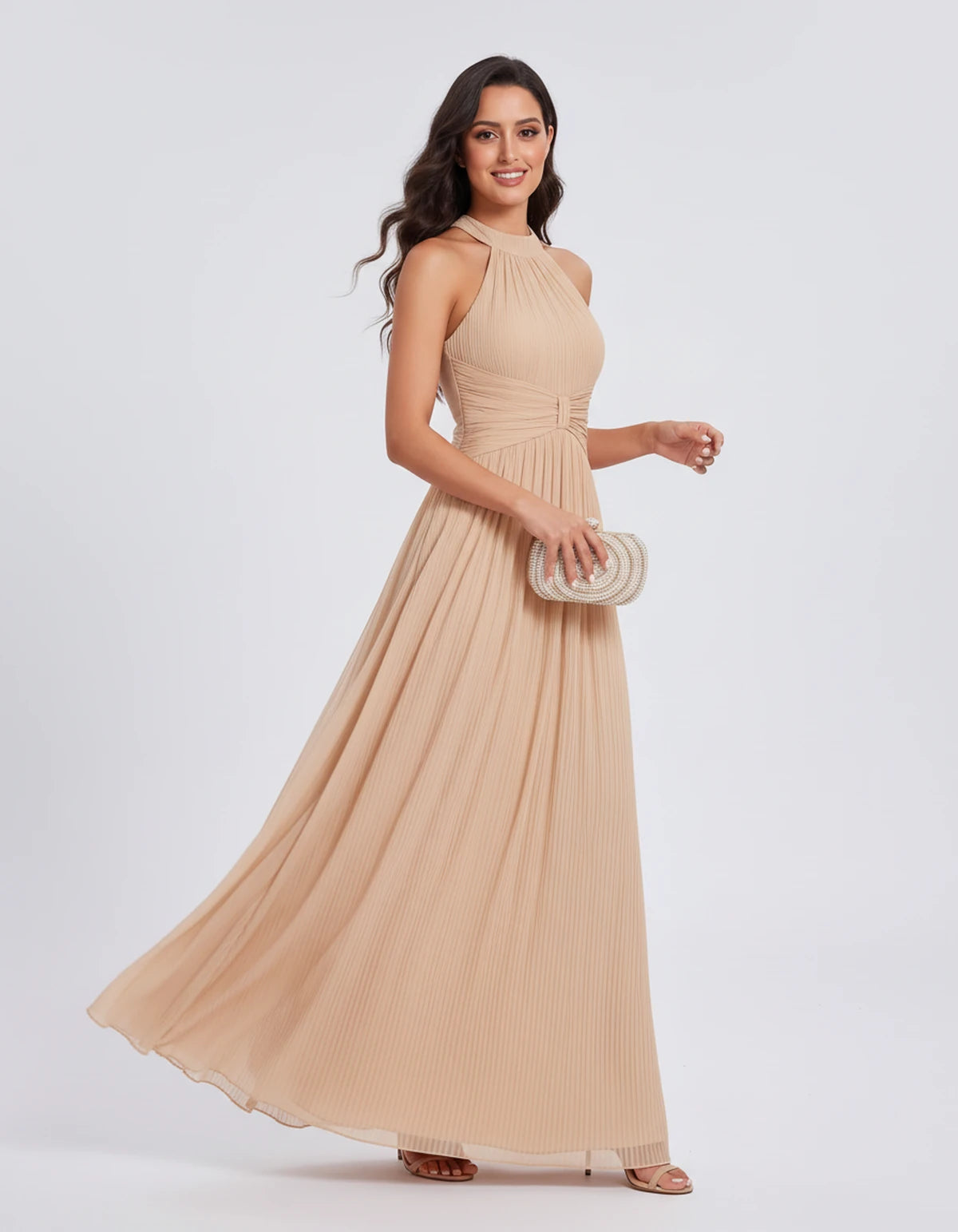Honorine Maxi Dress — Champagne | SKU: SD-91304-champagne-2,SD-91304-champagne-4,SD-91304-champagne-6,SD-91304-champagne-8,SD-91304-champagne-10,SD-91304-champagne-12,SD-91304-champagne-14,SD-91304-champagne-16,SD-91304-champagne-16W,SD-91304-champagne-18W,SD-91304-champagne-20W,SD-91304-champagne-22W