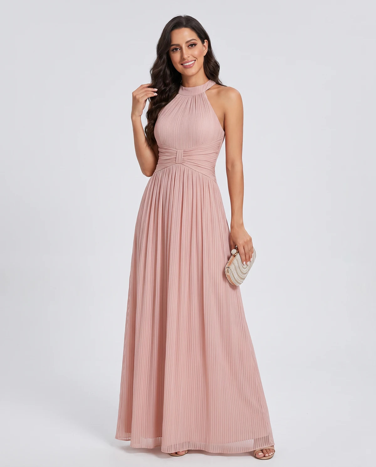 Honorine Maxi Dress — Pink