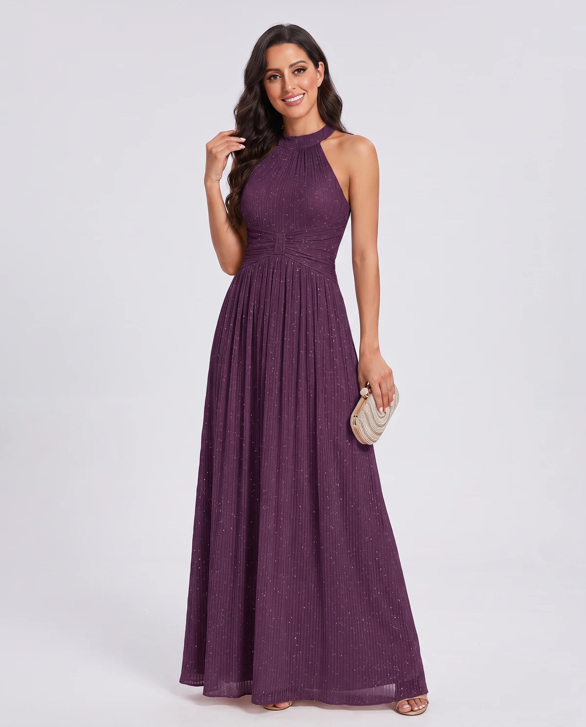 Honorine Maxi Dress — Wisteia Purple