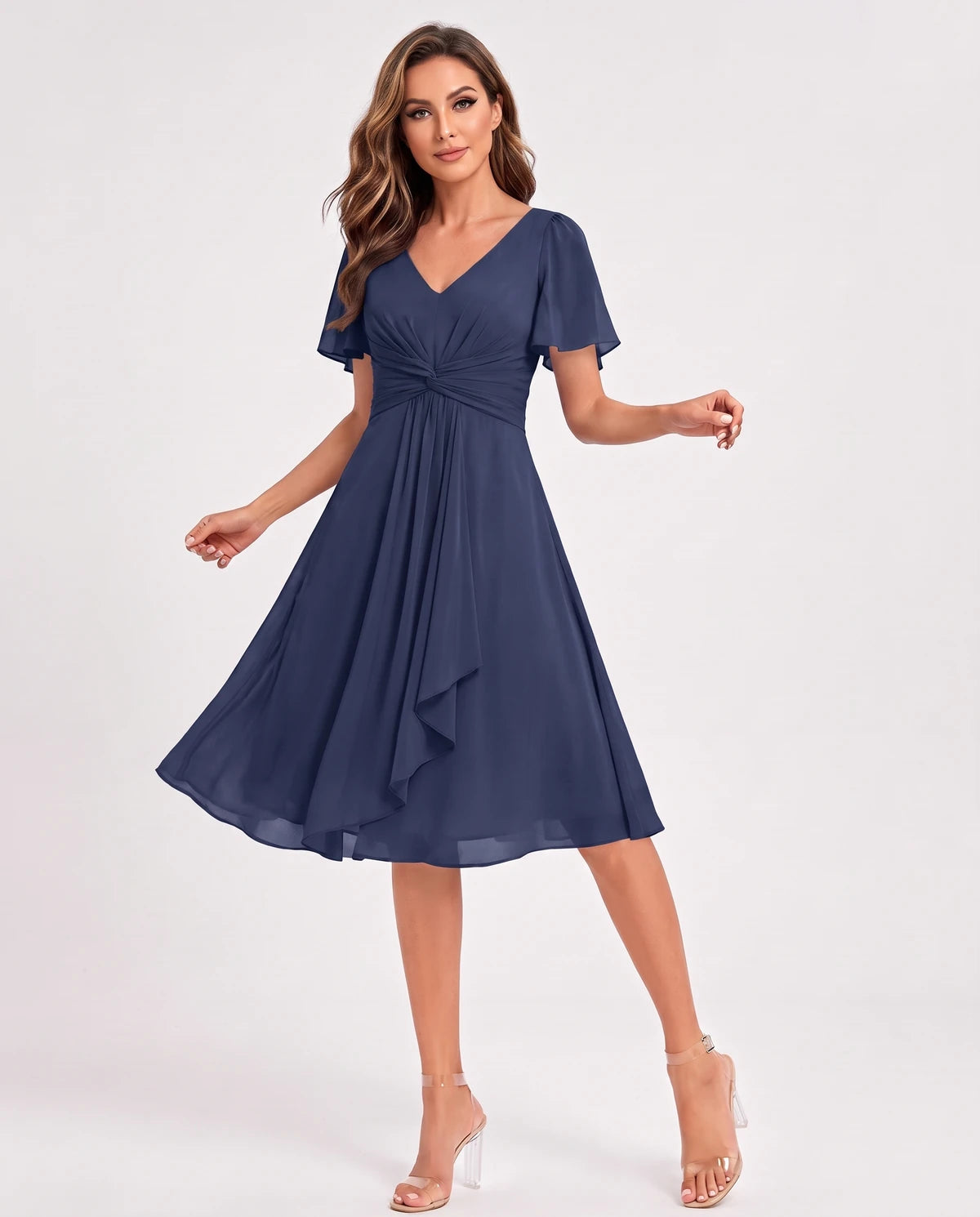 Hyacinthe Mini Dress — Navy