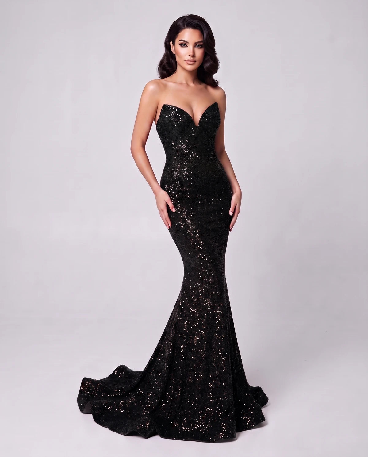 Ilaria Maxi Dress — Black