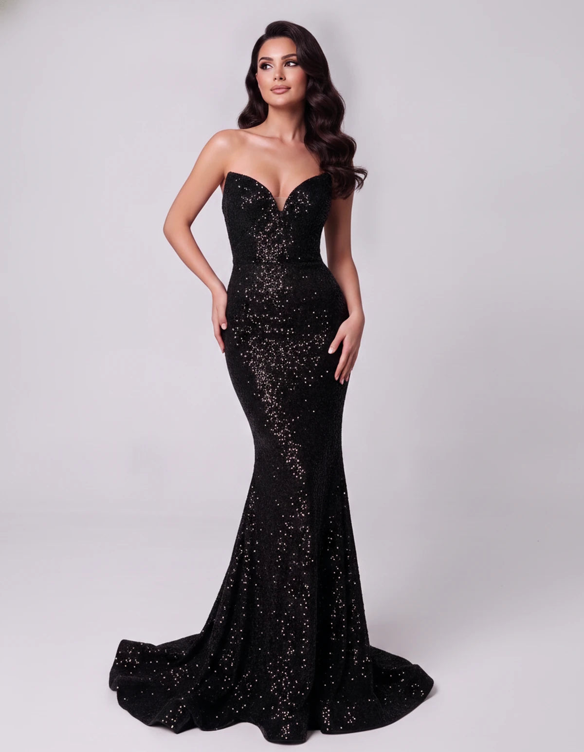 Ilaria Maxi Dress — Black | SKU: SD-01126-black-2,SD-01126-black-4,SD-01126-black-6,SD-01126-black-8,SD-01126-black-10,SD-01126-black-12,SD-01126-black-14,SD-01126-black-16