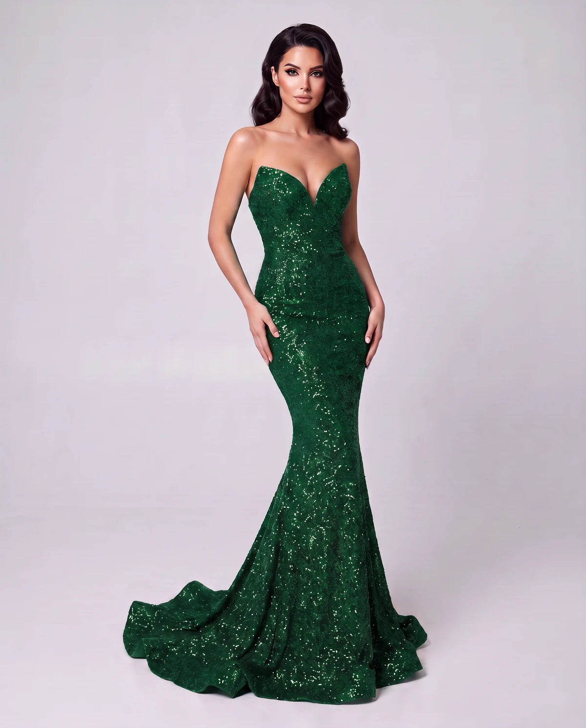 Ilaria Maxi Dress — Green