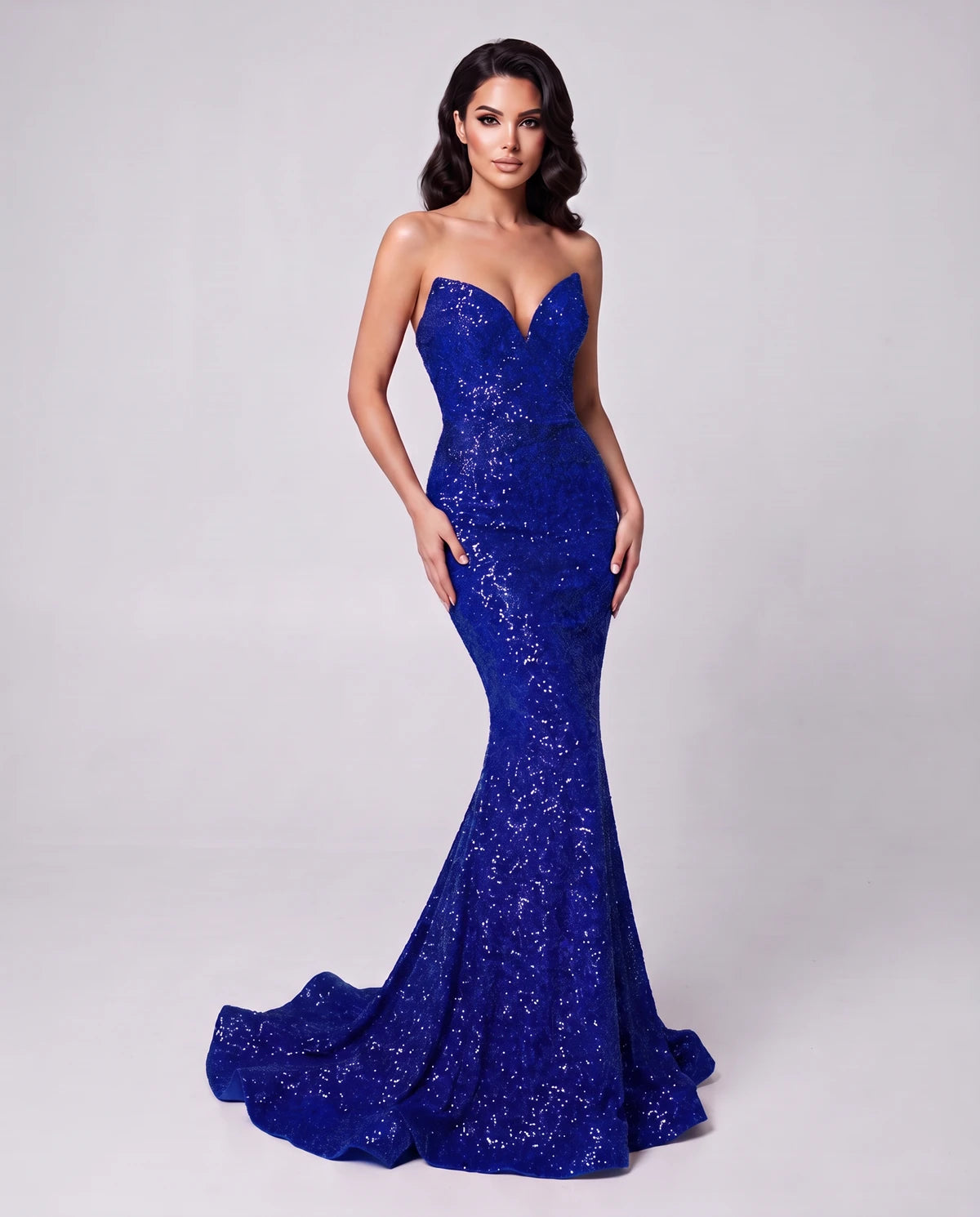 Ilaria Maxi Dress — Royal Blue