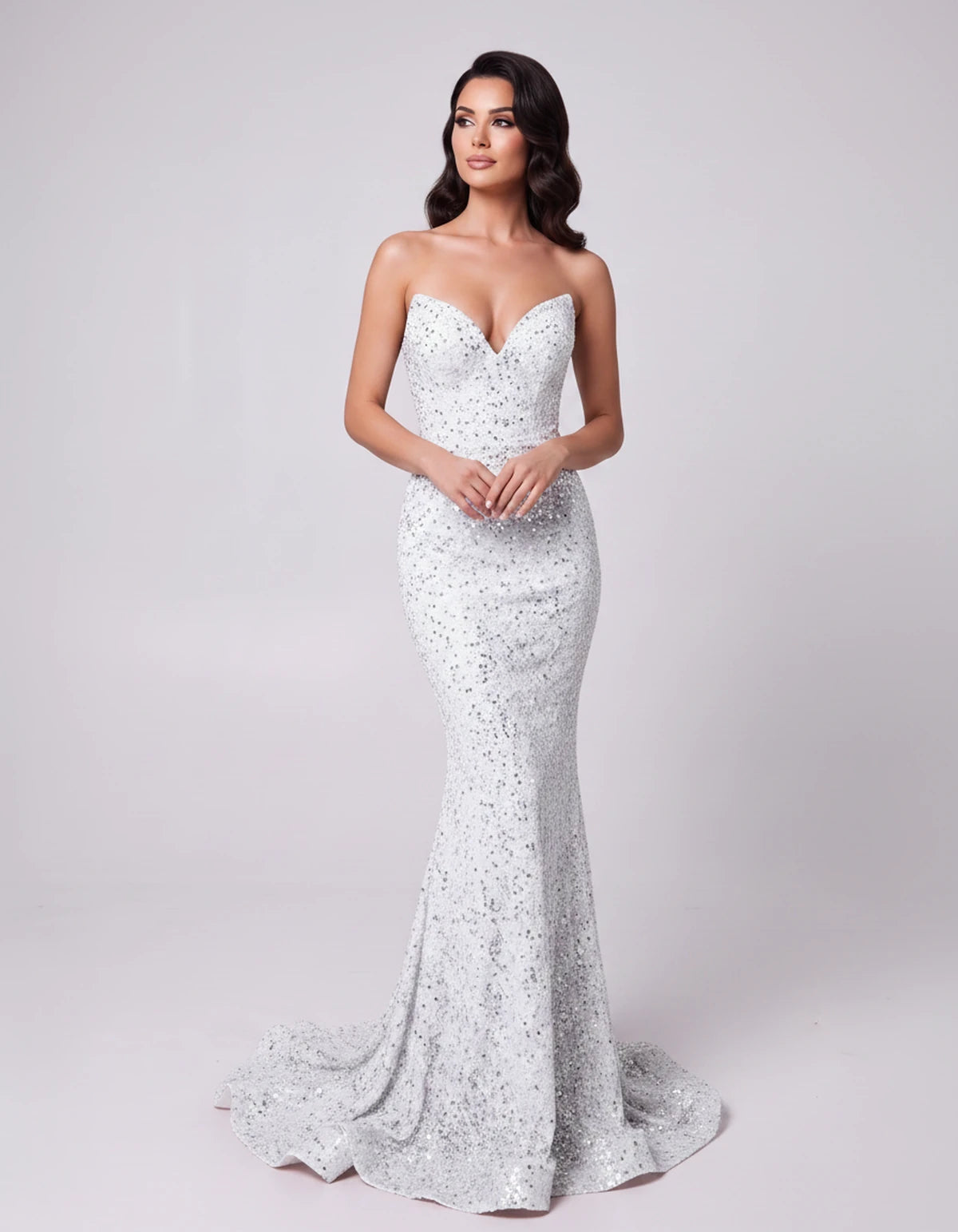 Ilaria Maxi Dress — White | SKU: SD-01126-white-2,SD-01126-white-4,SD-01126-white-6,SD-01126-white-8,SD-01126-white-10,SD-01126-white-12,SD-01126-white-14,SD-01126-white-16