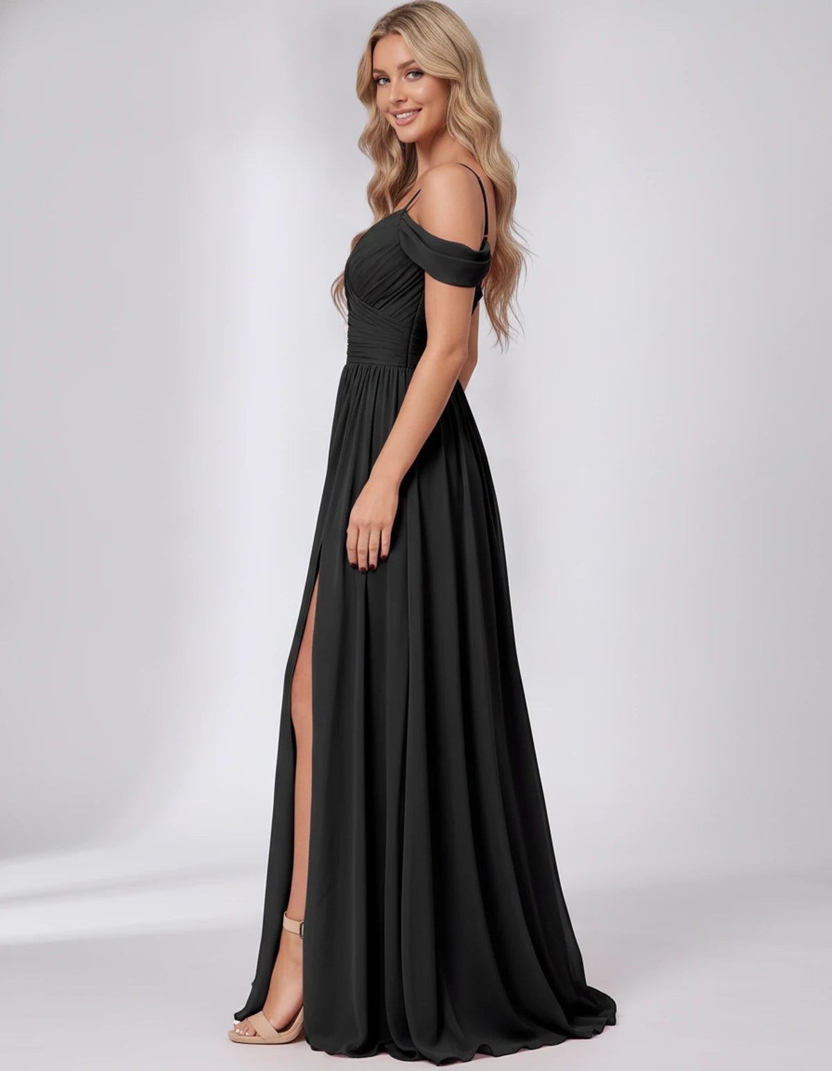 Ilonka Maxi Dress — Black | SKU: SD-47780-black-2,SD-47780-black-4,SD-47780-black-6,SD-47780-black-8,SD-47780-black-10,SD-47780-black-12,SD-47780-black-14,SD-47780-black-16,SD-47780-black-16W,SD-47780-black-18W,SD-47780-black-20W,SD-47780-black-22W