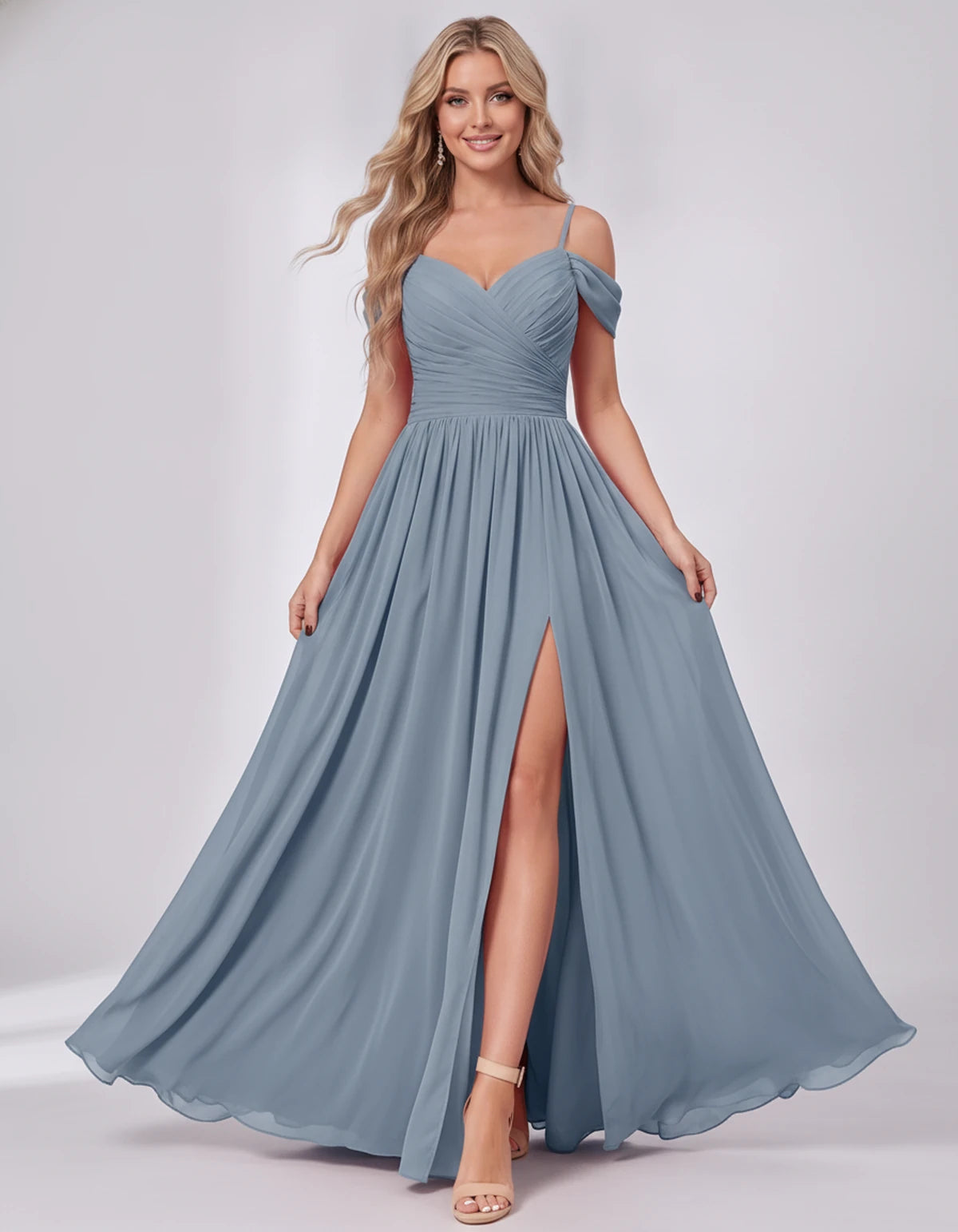 Ilonka Maxi Dress — Blue | SKU: SD-47780-blue-2,SD-47780-blue-4,SD-47780-blue-6,SD-47780-blue-8,SD-47780-blue-10,SD-47780-blue-12,SD-47780-blue-14,SD-47780-blue-16,SD-47780-blue-16W,SD-47780-blue-18W,SD-47780-blue-20W,SD-47780-blue-22W