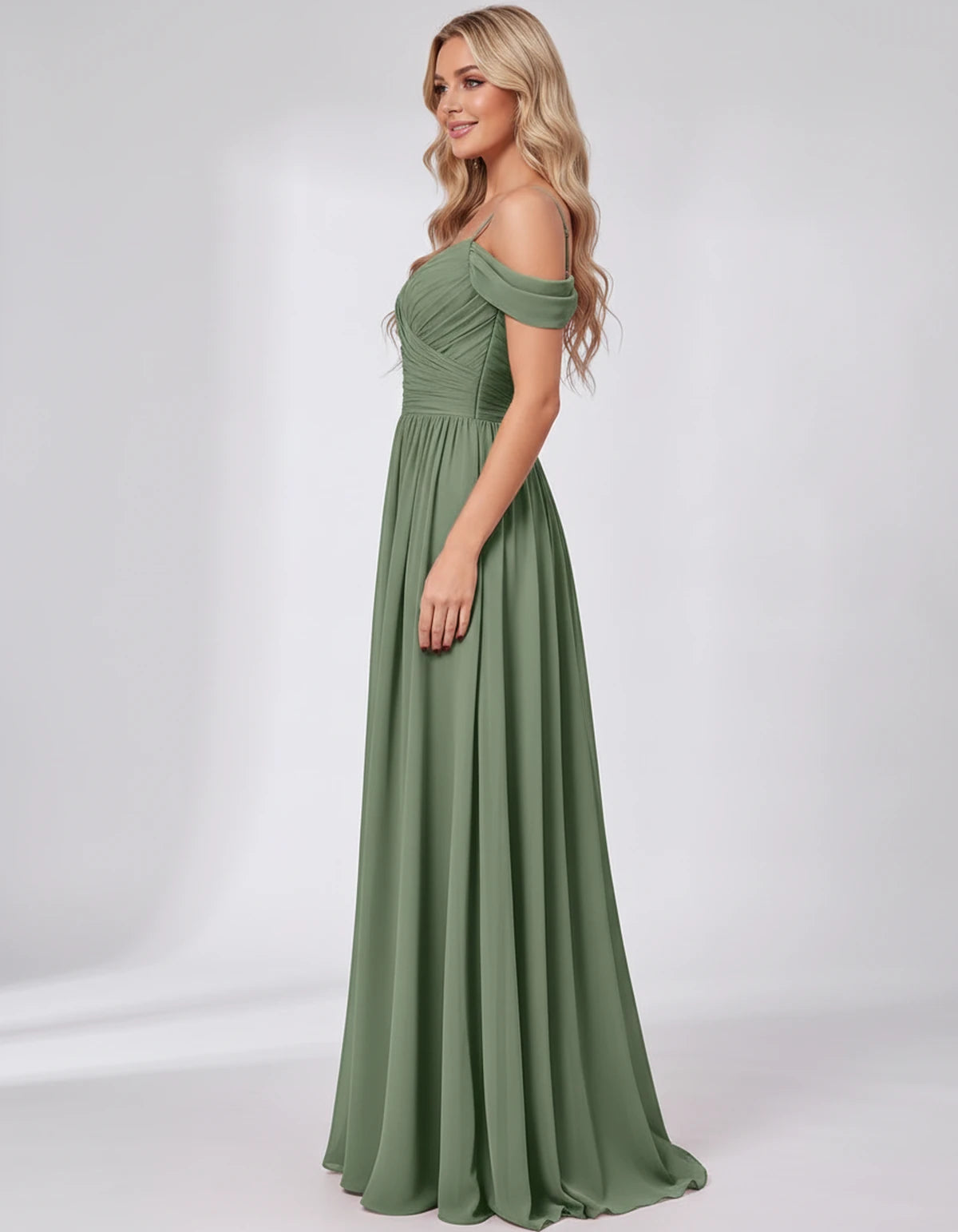 Ilonka Maxi Dress — Green | SKU: SD-47780-green-2,SD-47780-green-4,SD-47780-green-6,SD-47780-green-8,SD-47780-green-10,SD-47780-green-12,SD-47780-green-14,SD-47780-green-16,SD-47780-green-16W,SD-47780-green-18W,SD-47780-green-20W,SD-47780-green-22W