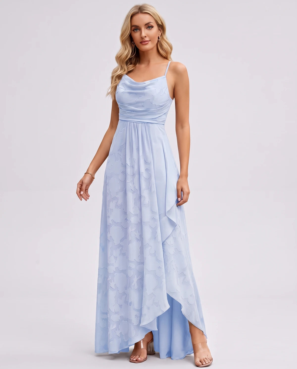 Immortelle Maxi Dress — Light Blue