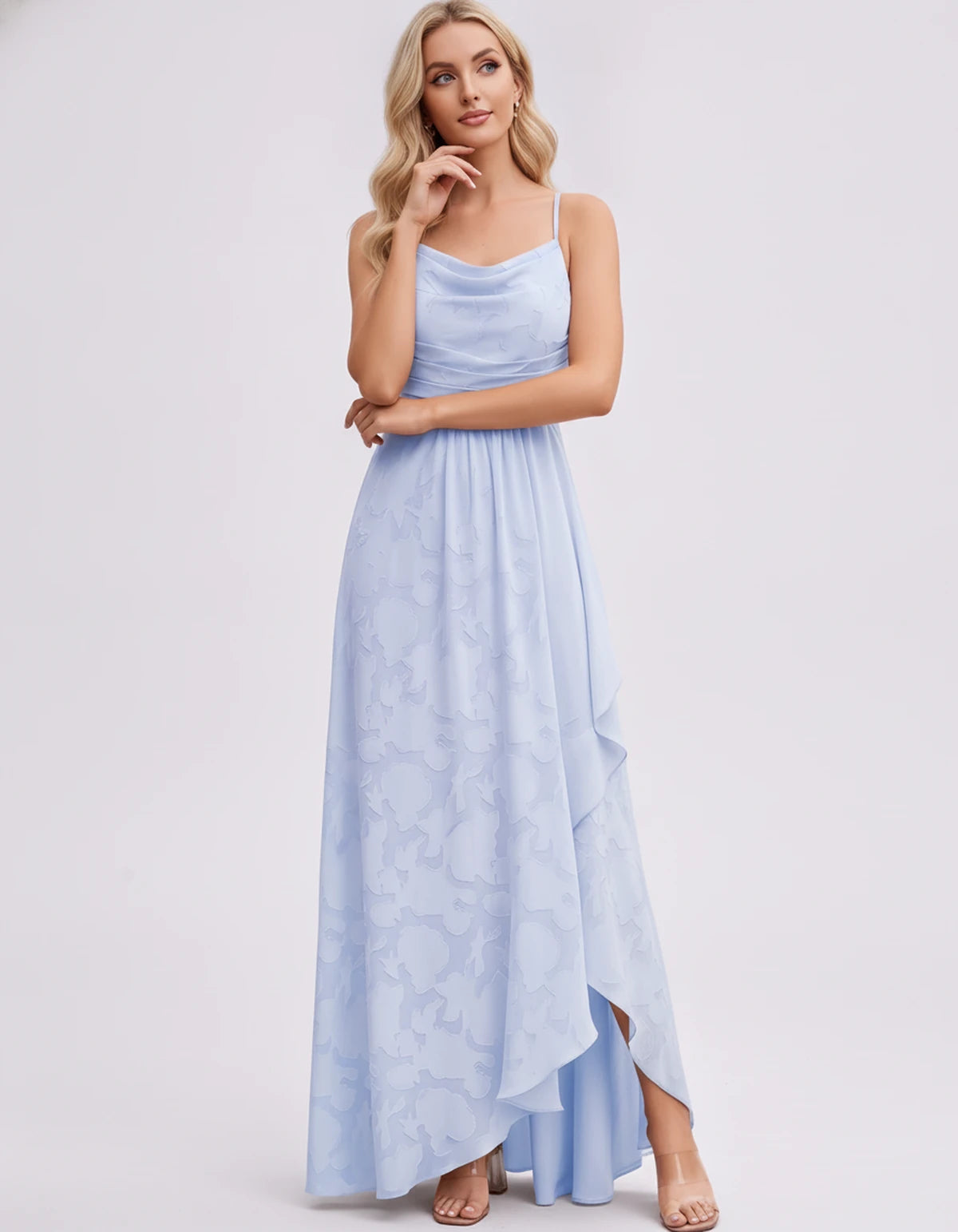 Immortelle Maxi Dress — Light Blue | SKU: SD-07779-lightblue-2,SD-07779-lightblue-4,SD-07779-lightblue-6,SD-07779-lightblue-8,SD-07779-lightblue-10,SD-07779-lightblue-12,SD-07779-lightblue-14,SD-07779-lightblue-16,SD-07779-lightblue-16W,SD-07779-lightblue-18W,SD-07779-lightblue-20W,SD-07779-lightblue-22W