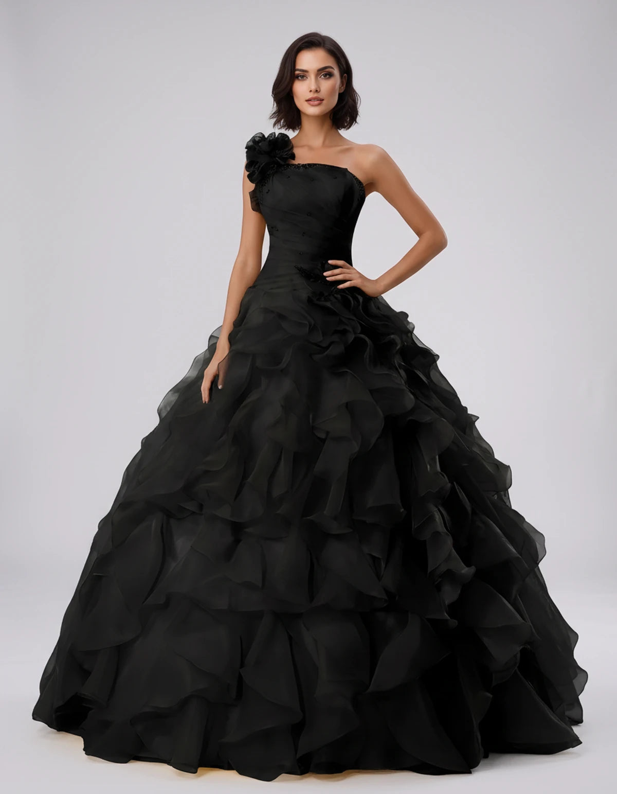 Imogen Maxi Dress — Black | SKU: SD-22482-black-2,SD-22482-black-4,SD-22482-black-6,SD-22482-black-8,SD-22482-black-10,SD-22482-black-12,SD-22482-black-14,SD-22482-black-14W,SD-22482-black-16,SD-22482-black-16W,SD-22482-black-18W
