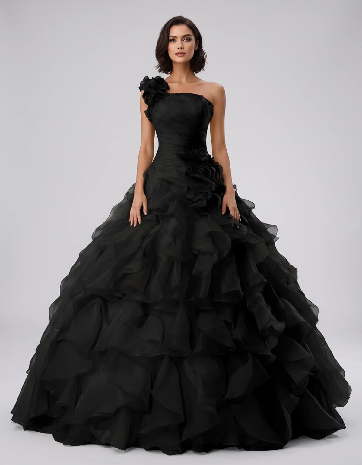 Imogen Maxi Dress — Black | SKU: SD-22482-black-2,SD-22482-black-4,SD-22482-black-6,SD-22482-black-8,SD-22482-black-10,SD-22482-black-12,SD-22482-black-14,SD-22482-black-14W,SD-22482-black-16,SD-22482-black-16W,SD-22482-black-18W