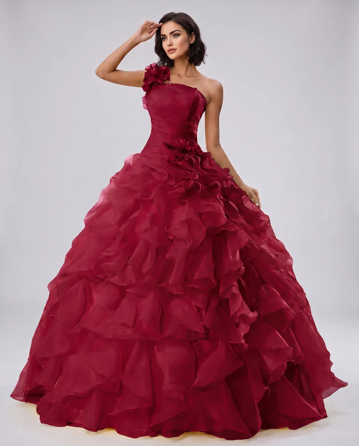 Imogen Maxi Dress — Burgundy